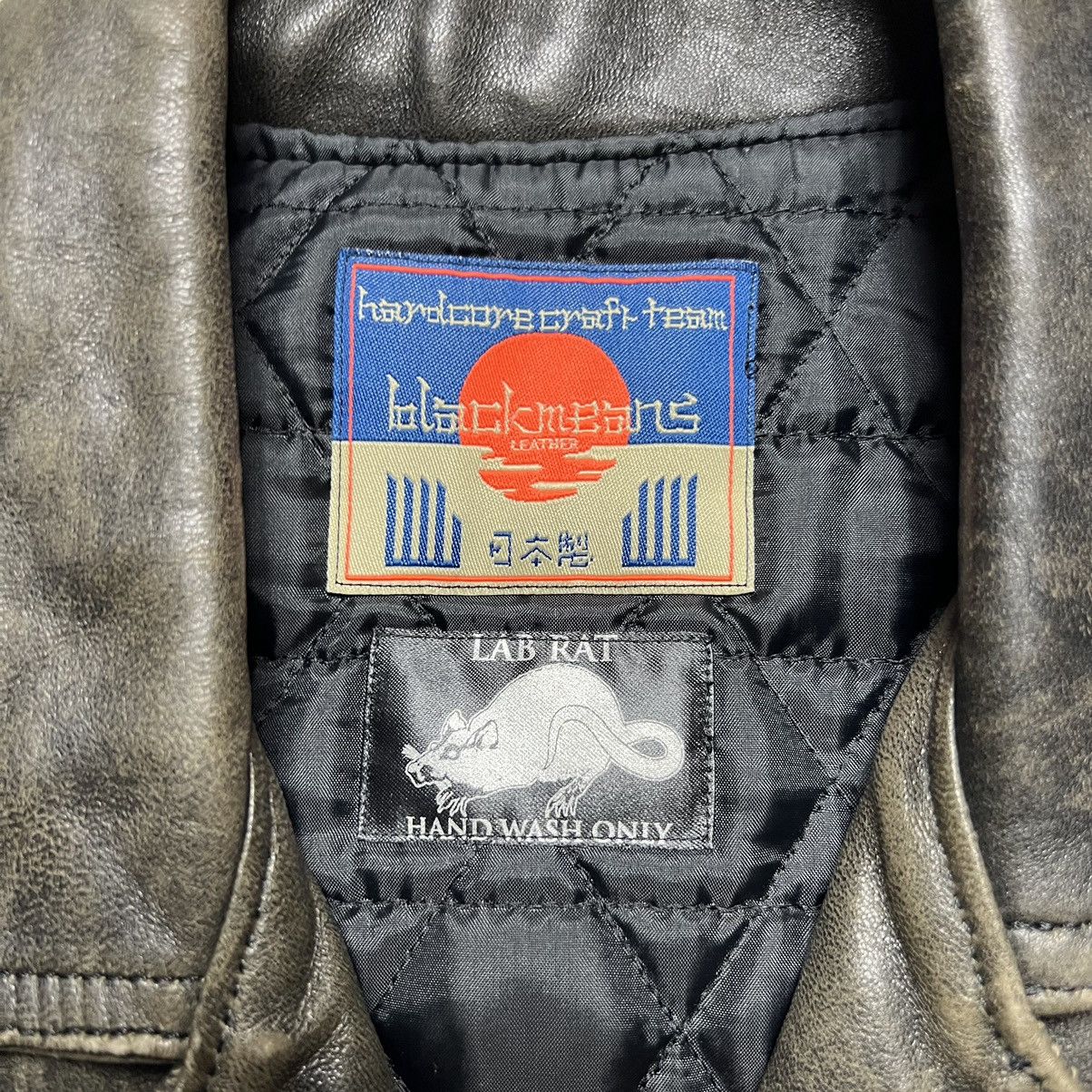 Blackmeans Black means Lab rat Double Riders Leather Jacket Size US M / EU 48-50 / 2 - 4 Thumbnail