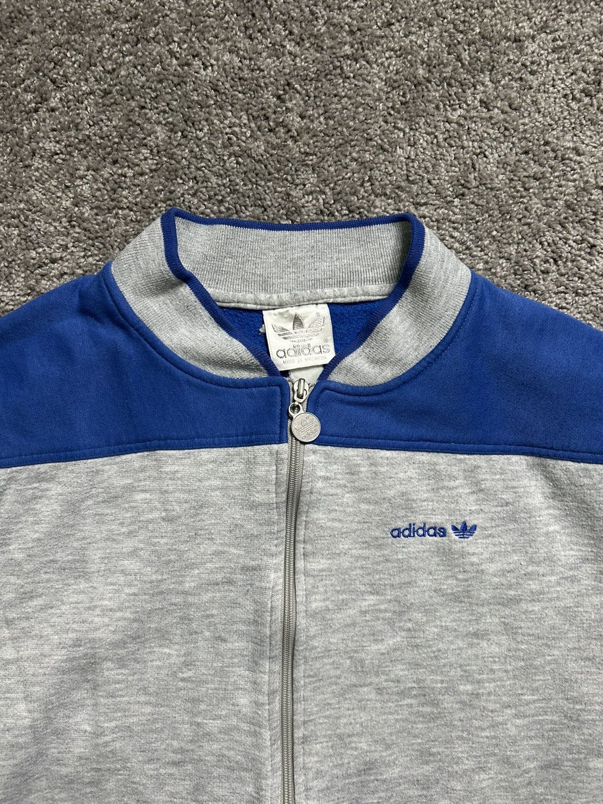 Adidas Vintage 60s/70s Adidas Tri Tone Track Jacket Size US L / EU 52-54 / 3 - 2 Thumbnail