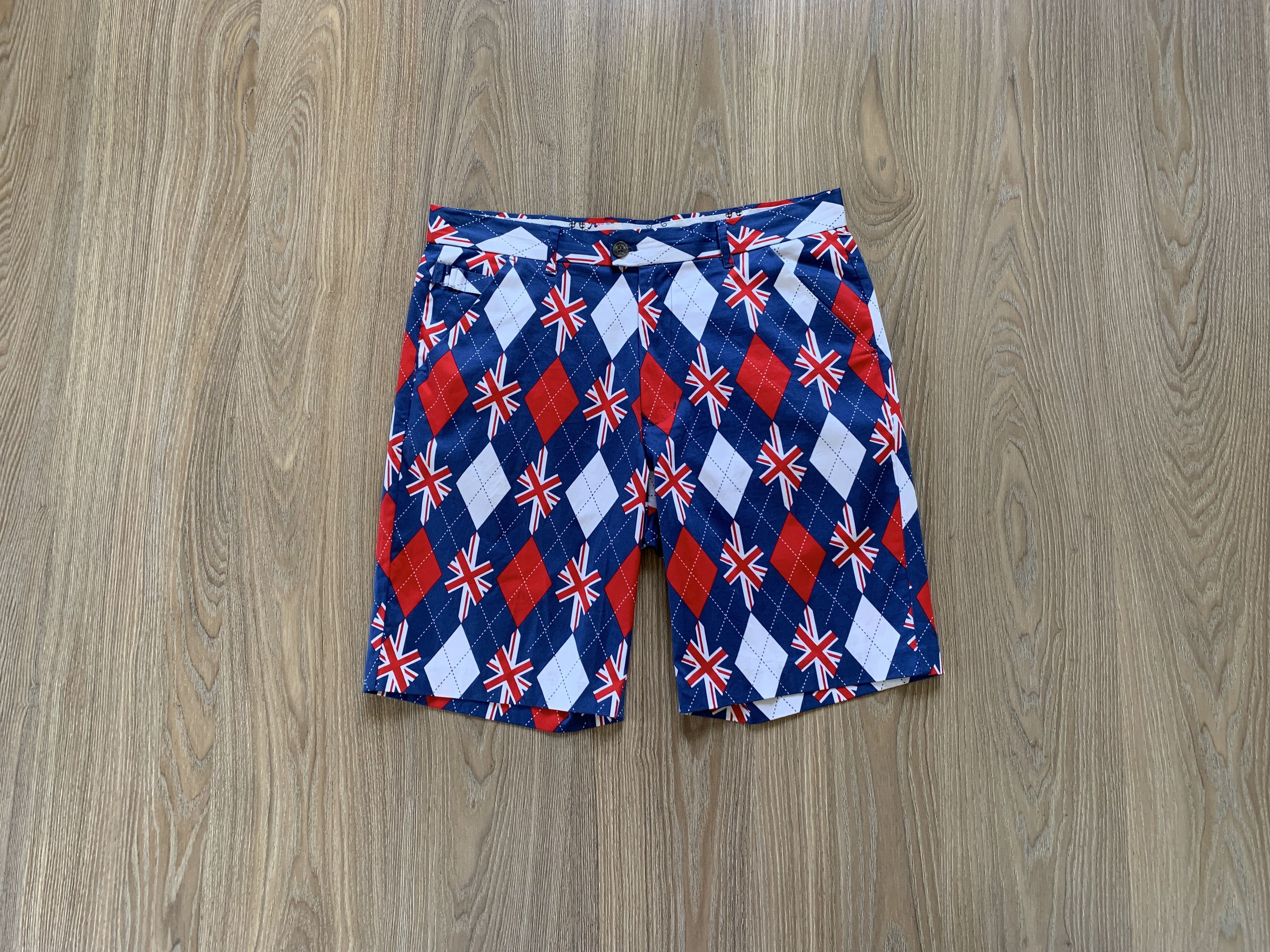 Dickies Royal Awesome Colorful British Flag Printed Shorts Size US 40 / EU 56 - 10 Thumbnail