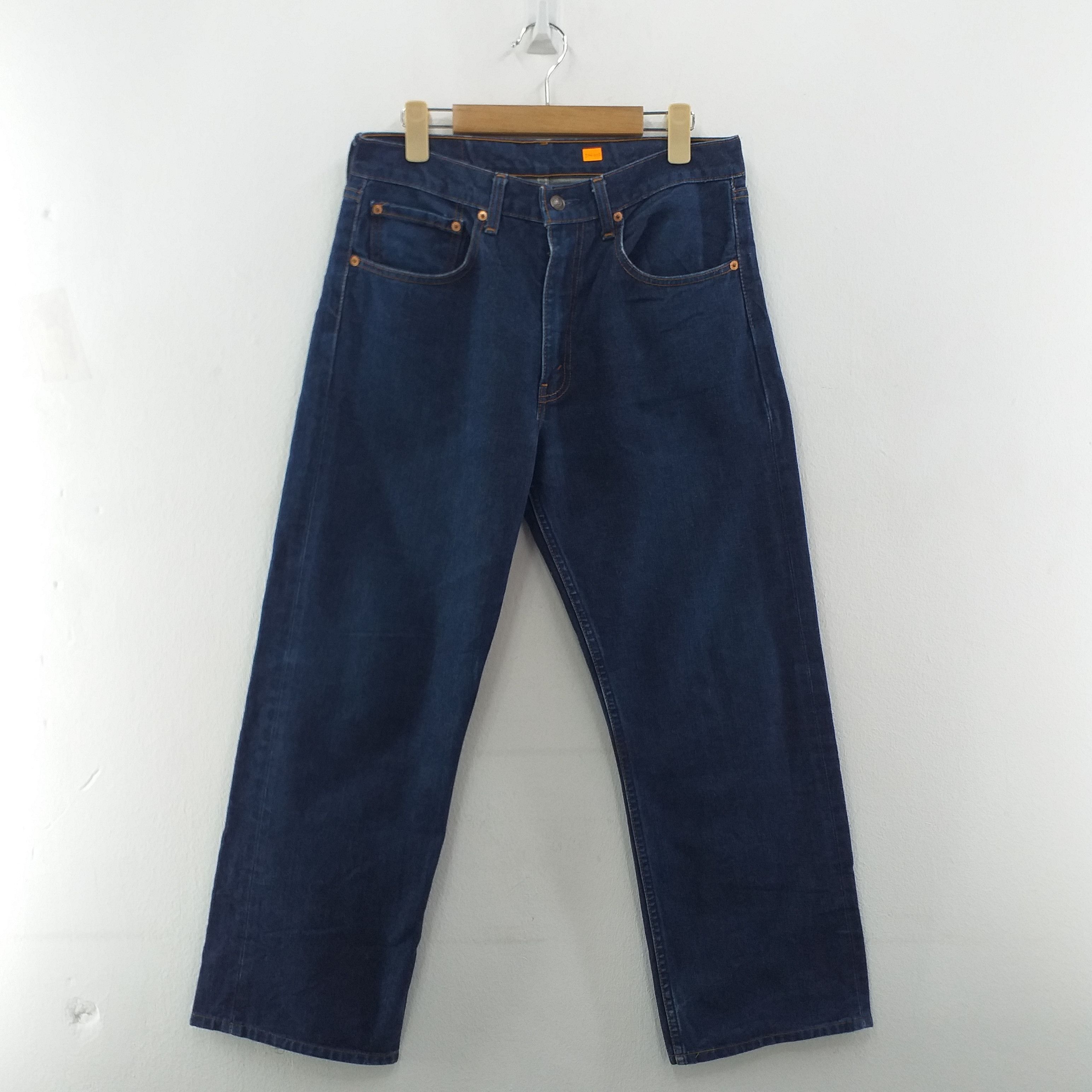 Levi's Dark Blue Vintage Levi's 512 Clothing Denim 31 x 27.5 -JN022 Size US 31 - 1 Thumbnail