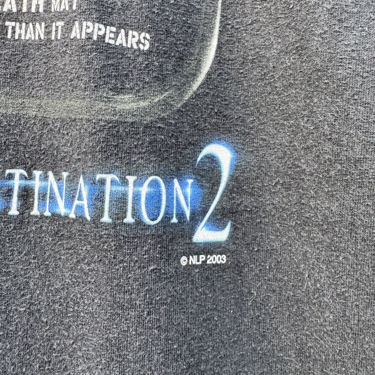 Vintage Vintage final destination 2 movie 2003 rare tee Size US L / EU 52-54 / 3 - 3 Thumbnail