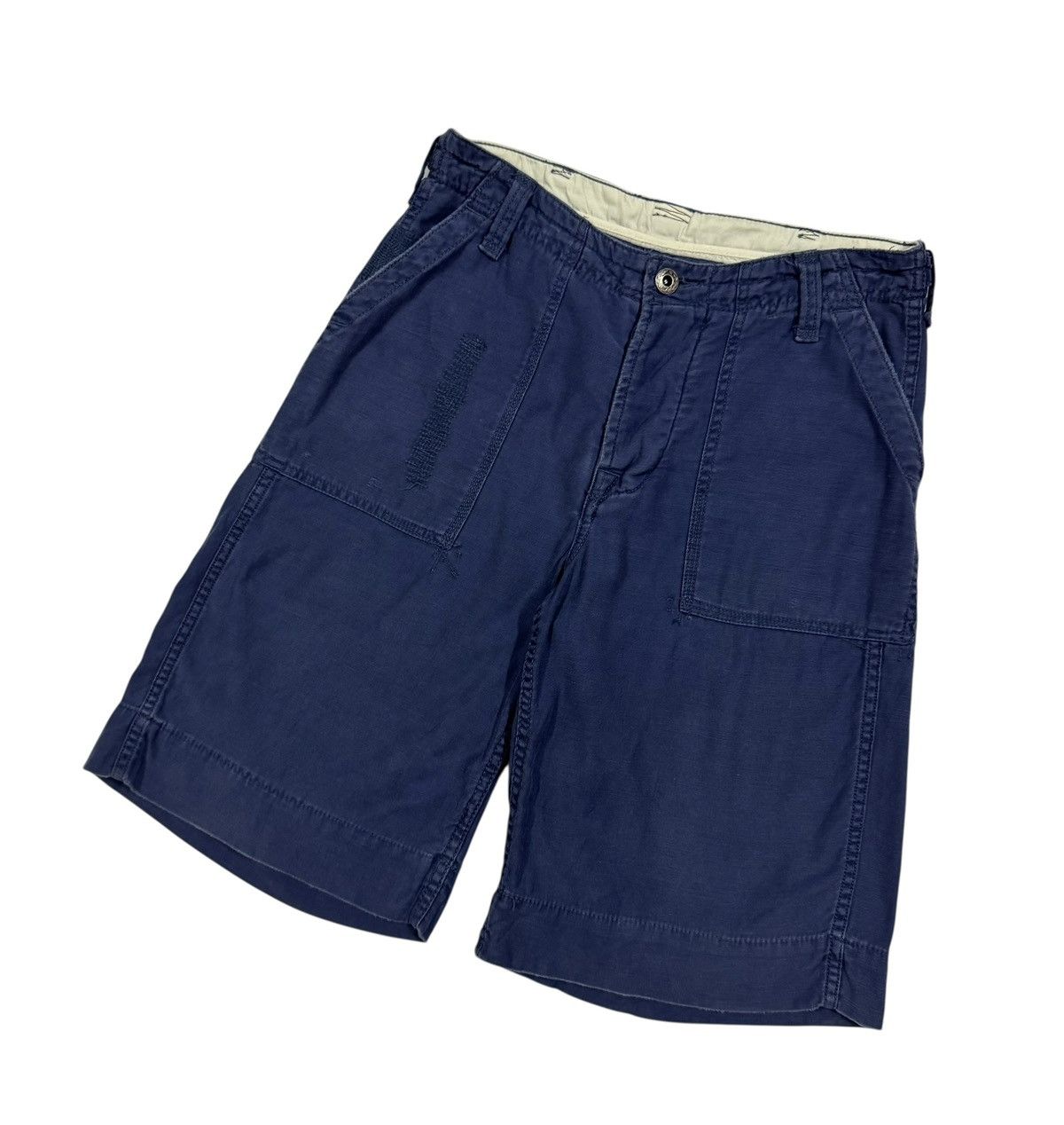 Polo Ralph Lauren Vintage🔥Polo Ralph Lauren Cotton Linen Short Fatigue Pant Size US 28 / EU 44 - 6 Thumbnail