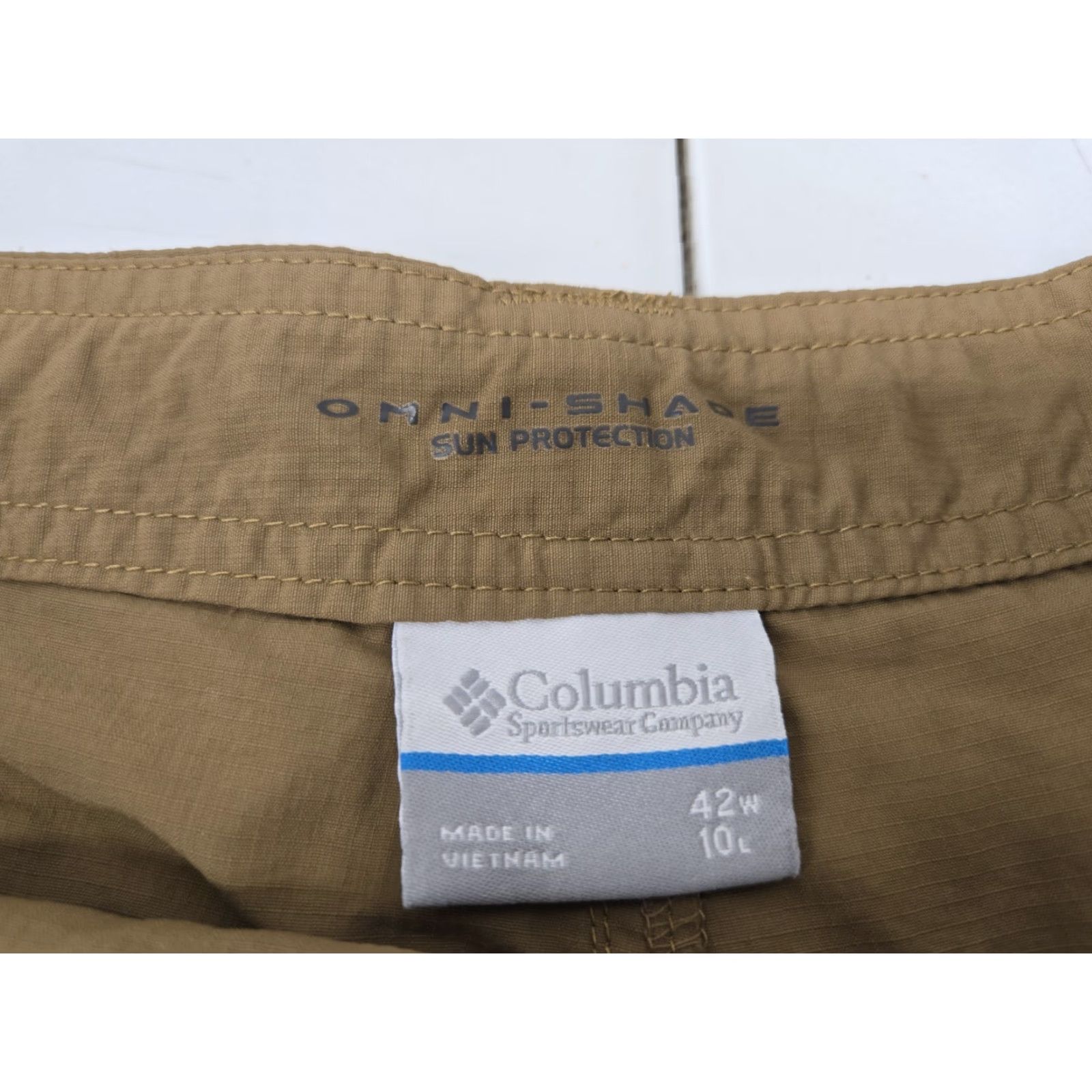 Vintage Columbia Mens 42 Cargo Shorts Nylon Omni-Shade UV Sun Protection Outdoor Hiking Casual Travel Pocket Pockets Cargo Size US 42 / EU 58 - 2 Thumbnail