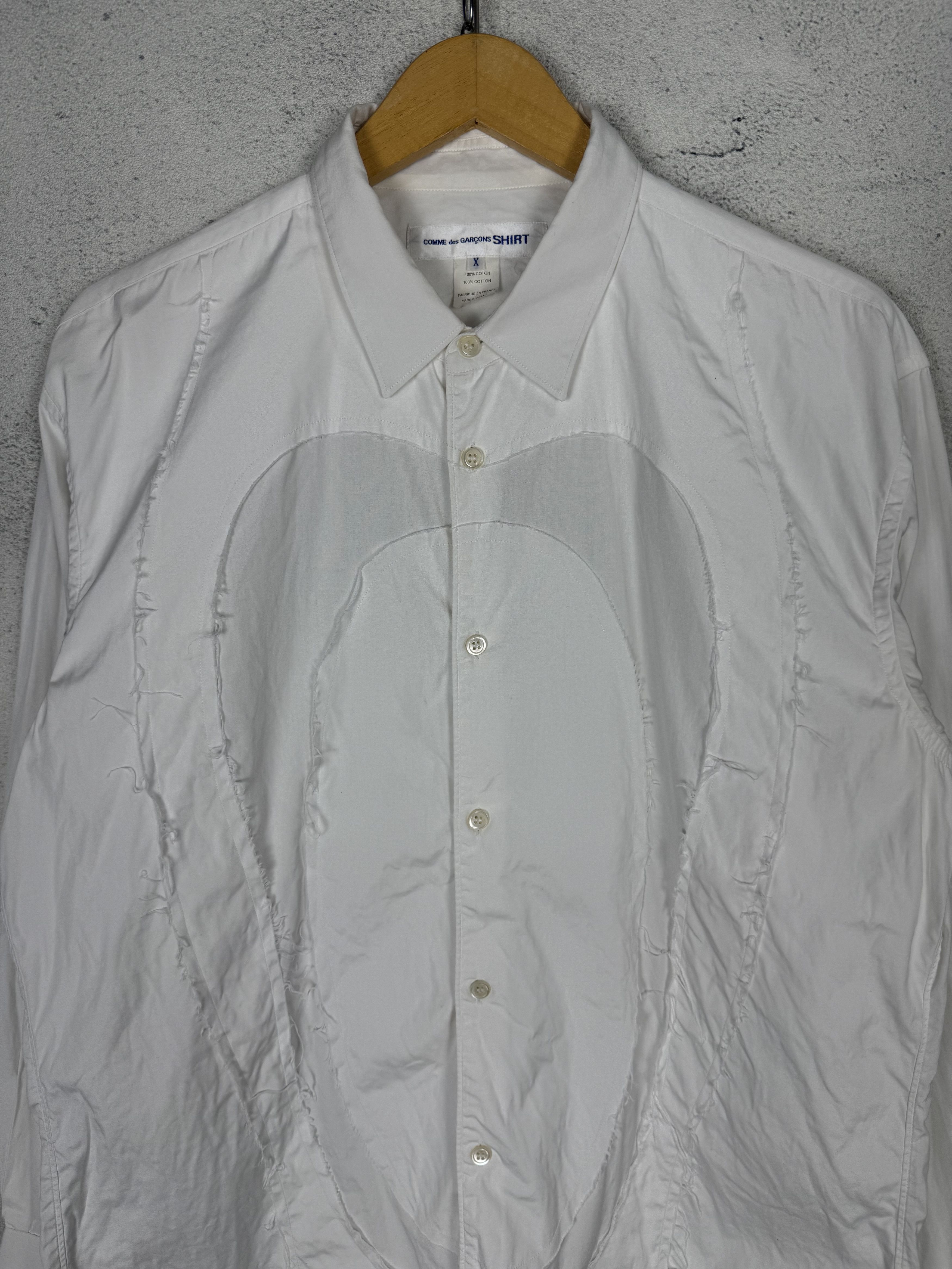 Comme des Garcons Comme Des Garcons Deconstructed Stitch Button Up Shirt Size US L / EU 52-54 / 3 - 8 Thumbnail