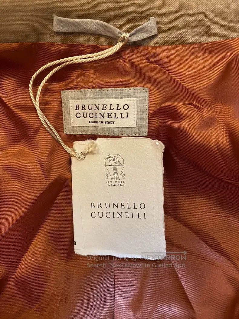 Brunello Cucinelli Brunello Cucinelli size M Linen four-pocket jacket Size 50L - 6 Thumbnail