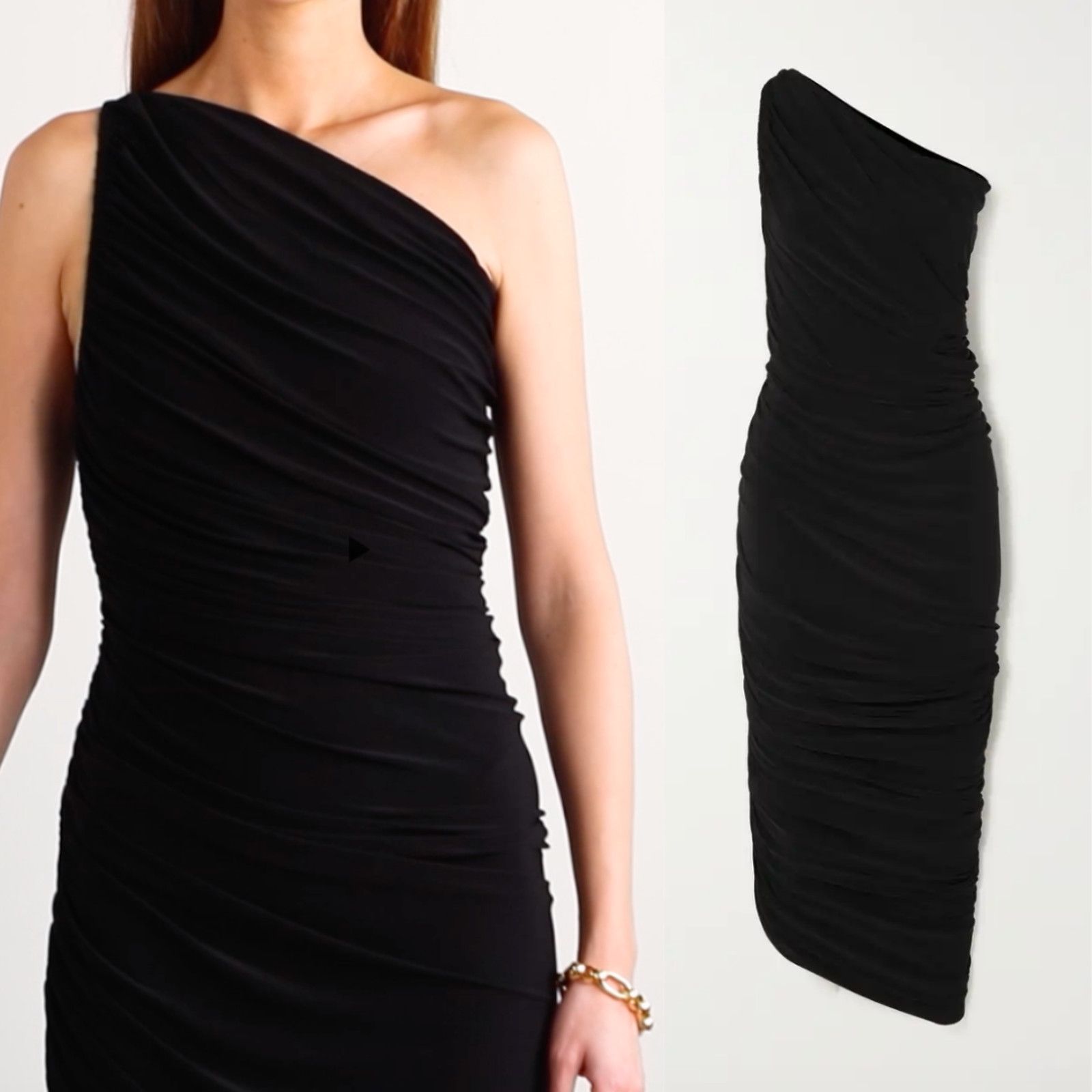 Norma Kamali Norma Kamali | NWT Diana Gown Black Jersey Midi Dress XS 34 Size XS / US 0-2 / IT 36-38 - 4 Thumbnail