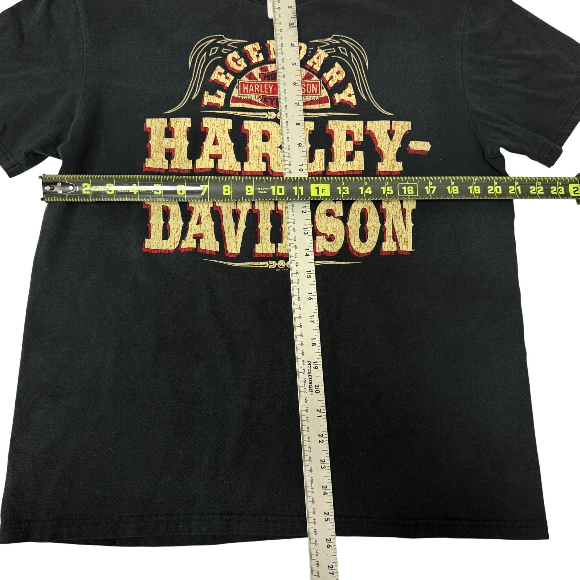 Harley Davidson FLAMING DICE Motorcycle Biker CASINO GAMBLER T Shirt Size US L / EU 52-54 / 3 - 8 Thumbnail