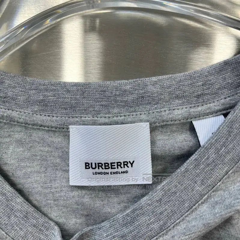 Burberry Burberry Gray Cotton Men's T. Size US S / EU 44-46 / 1 - 3 Thumbnail