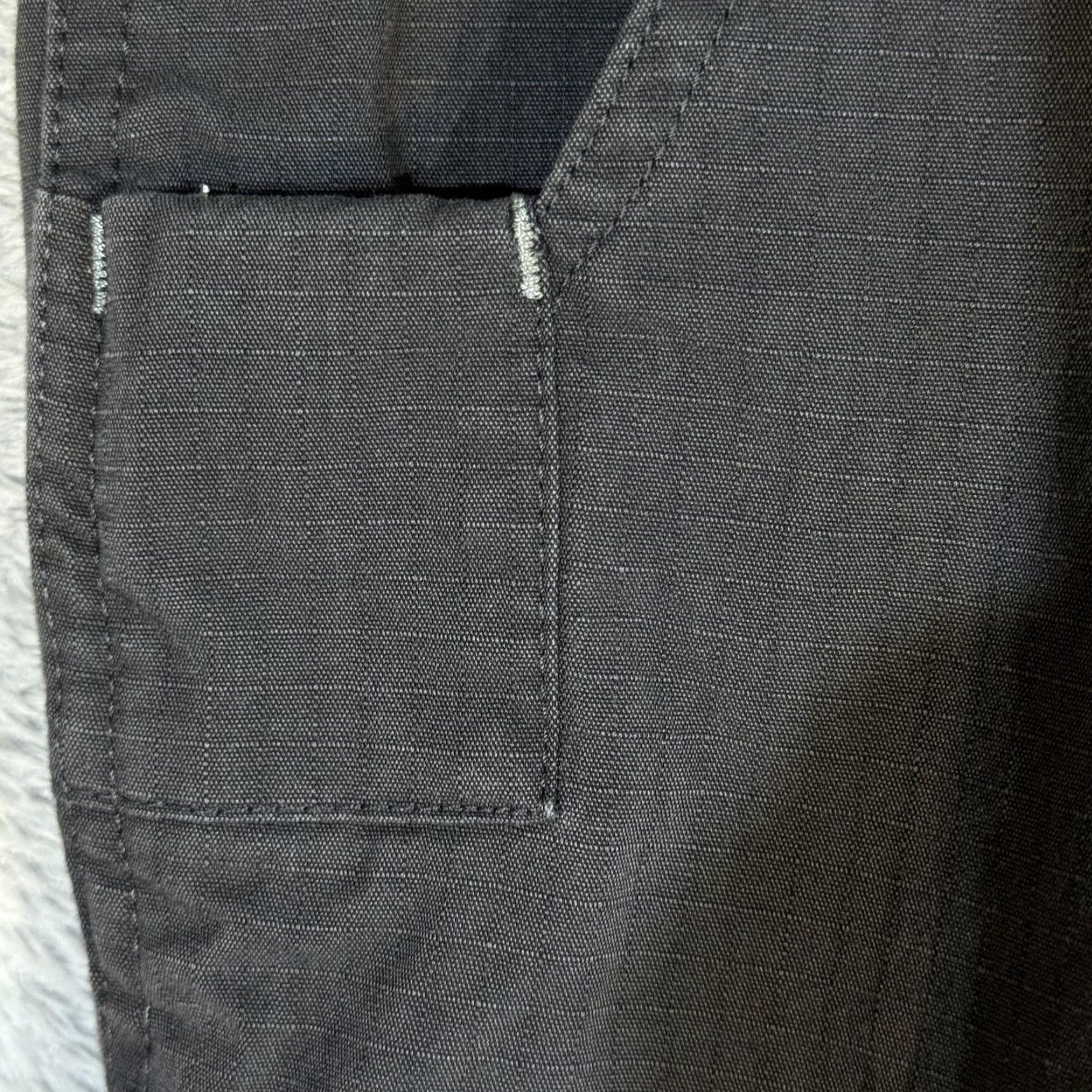 Carhartt Ripstop Work Pants Mens 36x28 Gray Relaxed Fit Cargo 