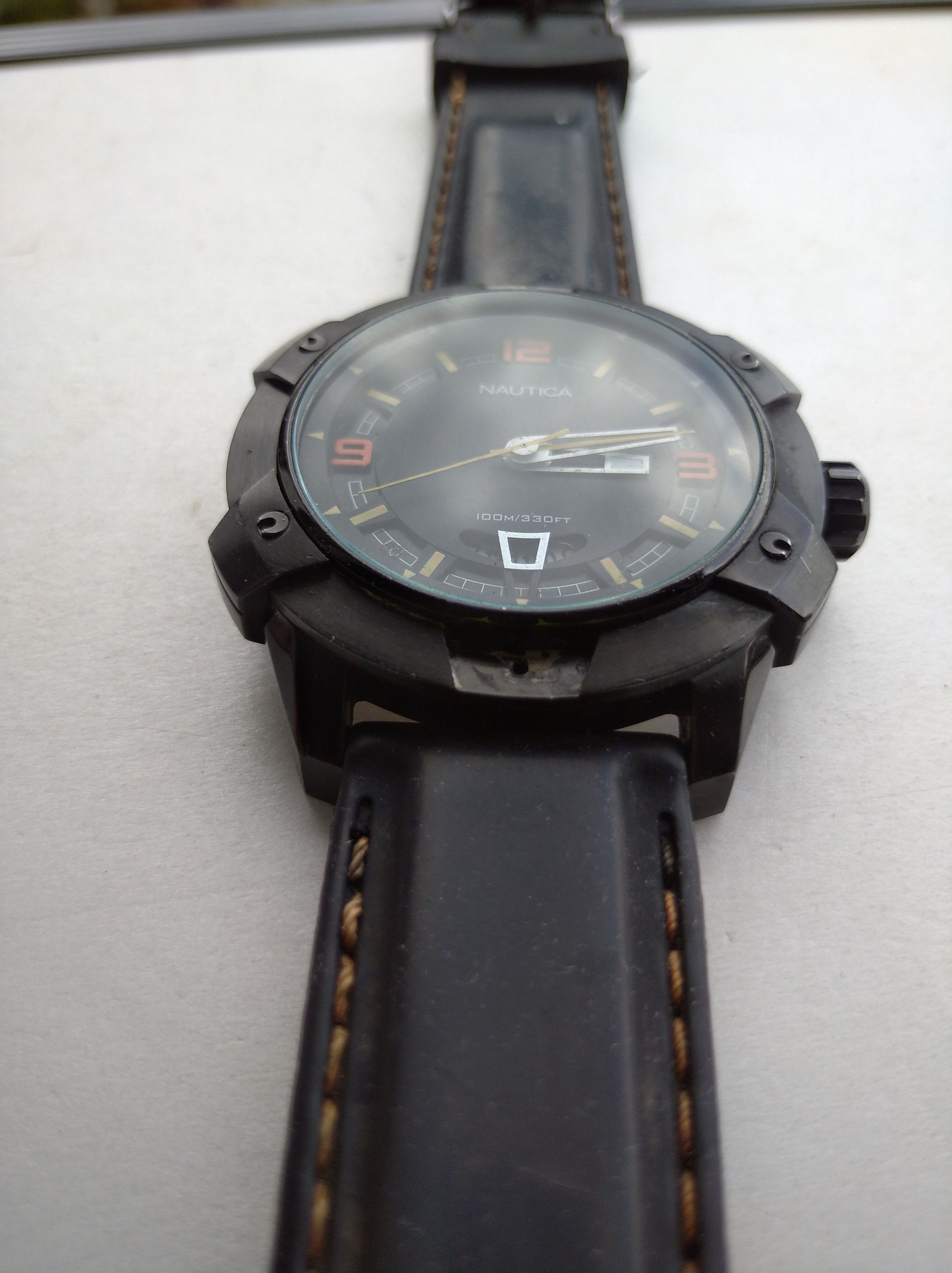 Nautica Mens Watch A35517G NCS 46 with Black Dial