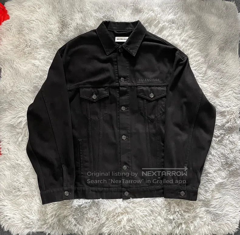 Balenciaga Balenciaga Denim Jacket Jacket Size XS / US 0-2 / IT 36-38 - 2 Thumbnail