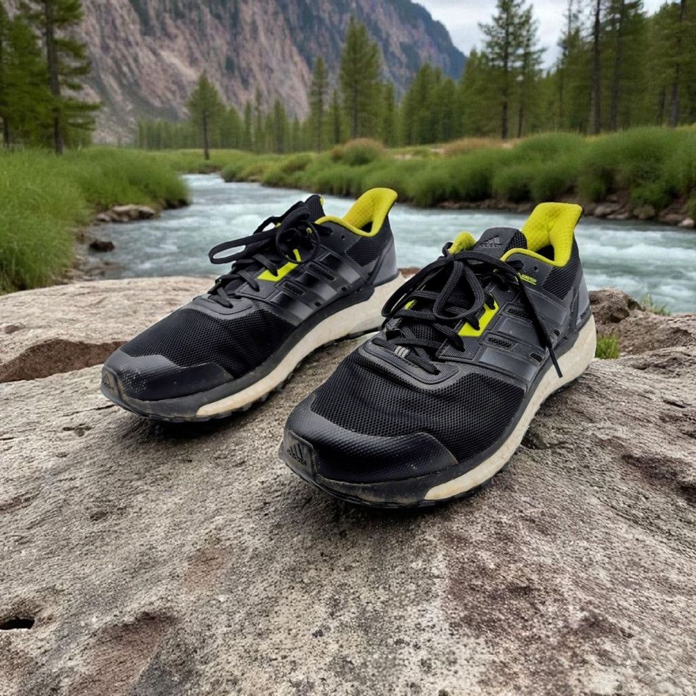 Adidas Adidas Supernova GTX Sz 13 Men's Black and Yellow Running S Size US 13 / EU 46 - 1 Thumbnail