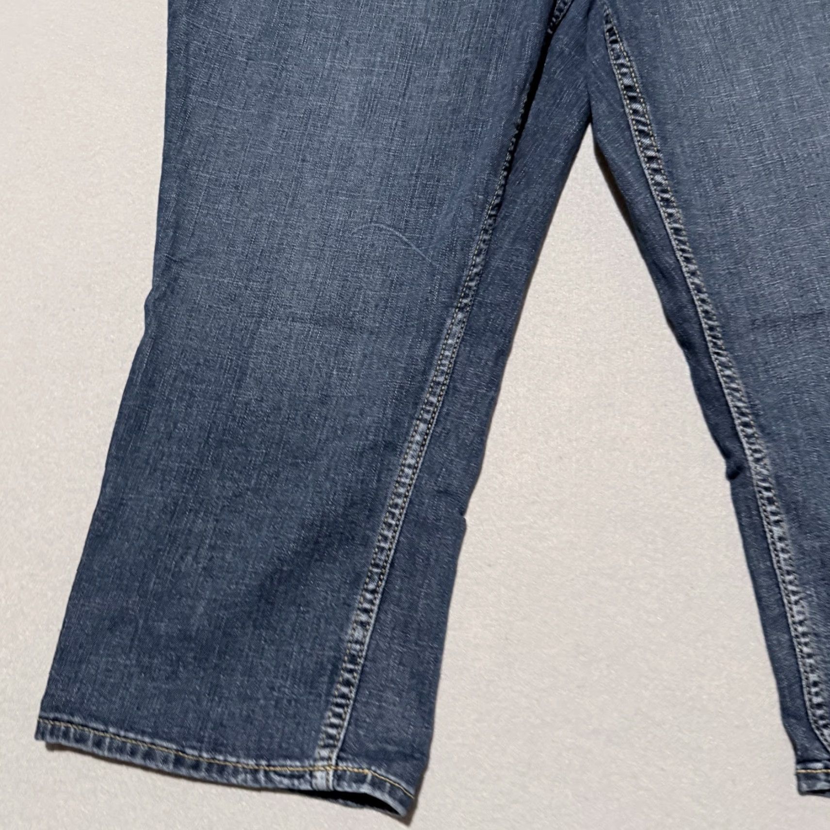 Lee Lee Capri Jeans Women's Regular Fit 5-Pocket Denim Jeans Blue - 20 Size 42" / US 20 - 5 Thumbnail