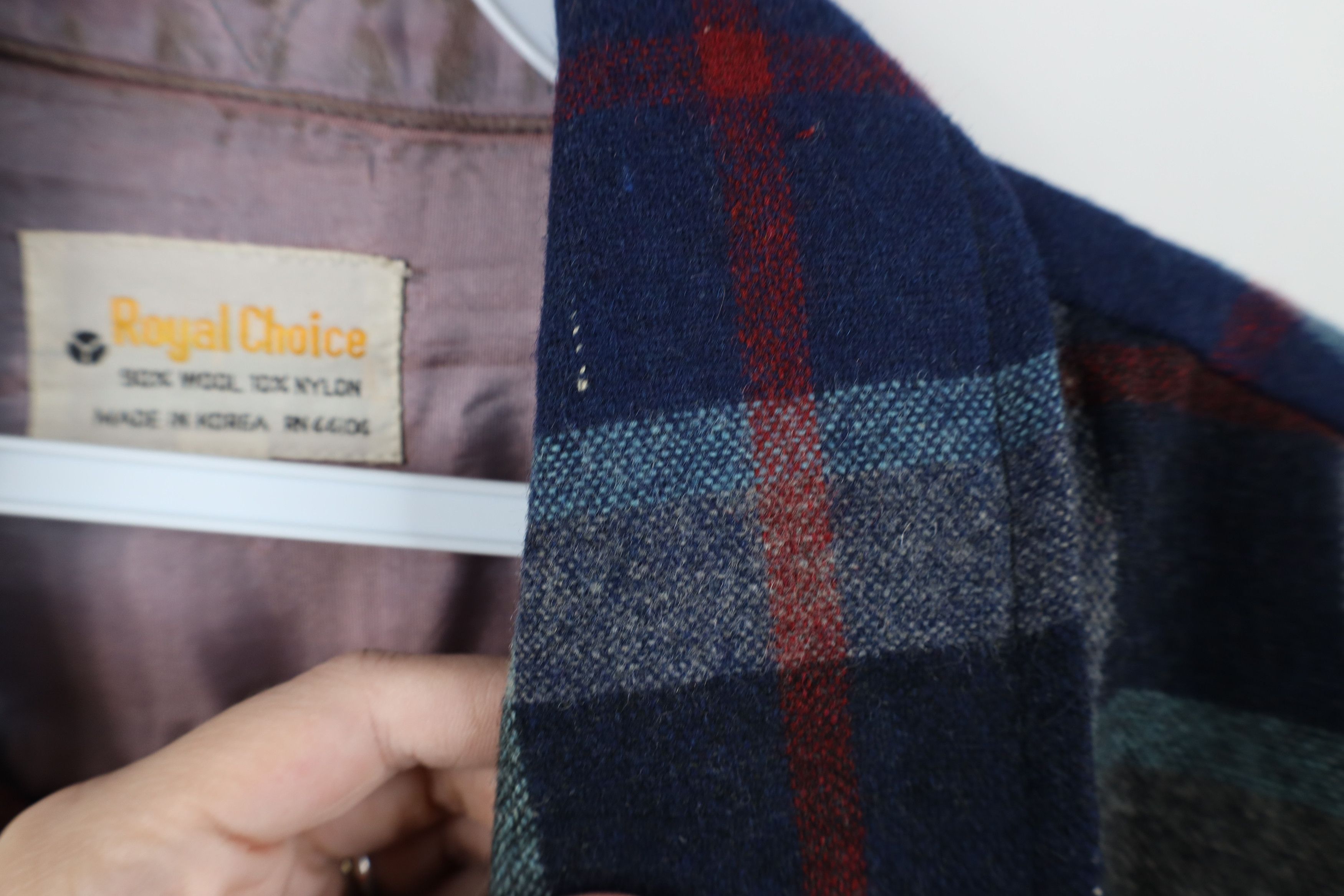Vintage Vintage 60s 70s Streetwear Collar Board Button Shirt Plaid Size US L / EU 52-54 / 3 - 10 Thumbnail