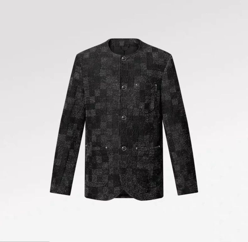 Louis Vuitton Louis Vuitton 25SS Checkerboard Full Print Crew Neck Singl Size US M / EU 48-50 / 2 - 5 Thumbnail