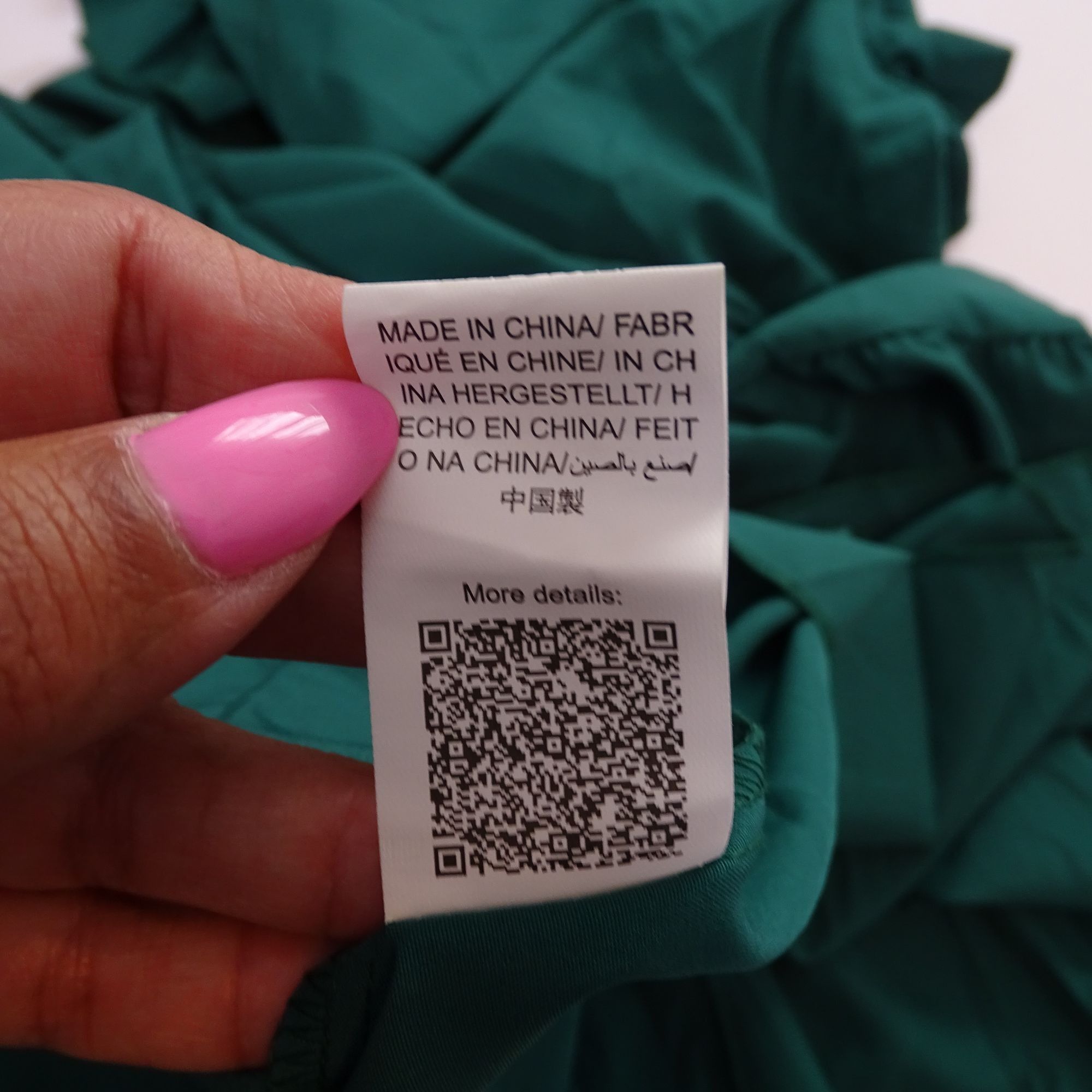 Shein Shein Green Ruffle Tiered Midi Maxi Dress Size L 8 10 Size L / US 10 / IT 46 - 7 Thumbnail