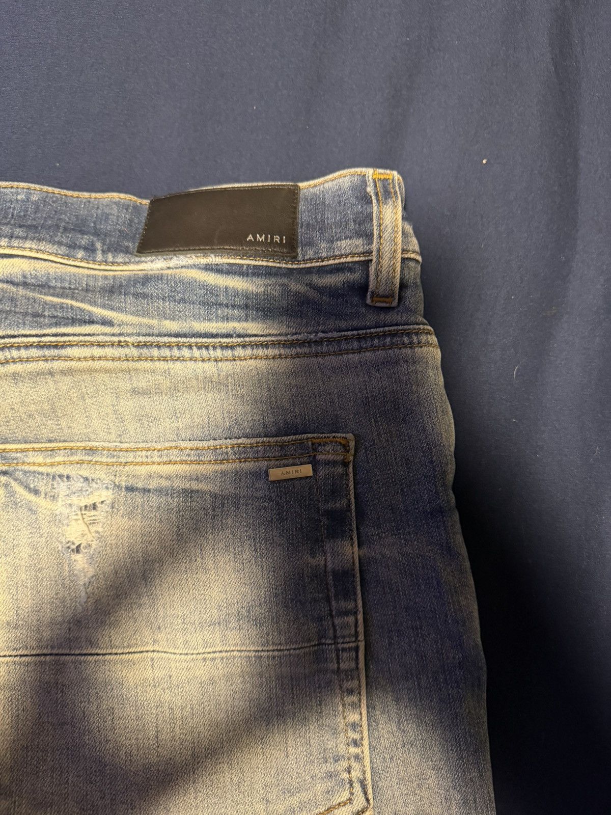 Amiri Amiri Varsity Jeans Size US 38 / EU 54 - 7 Thumbnail