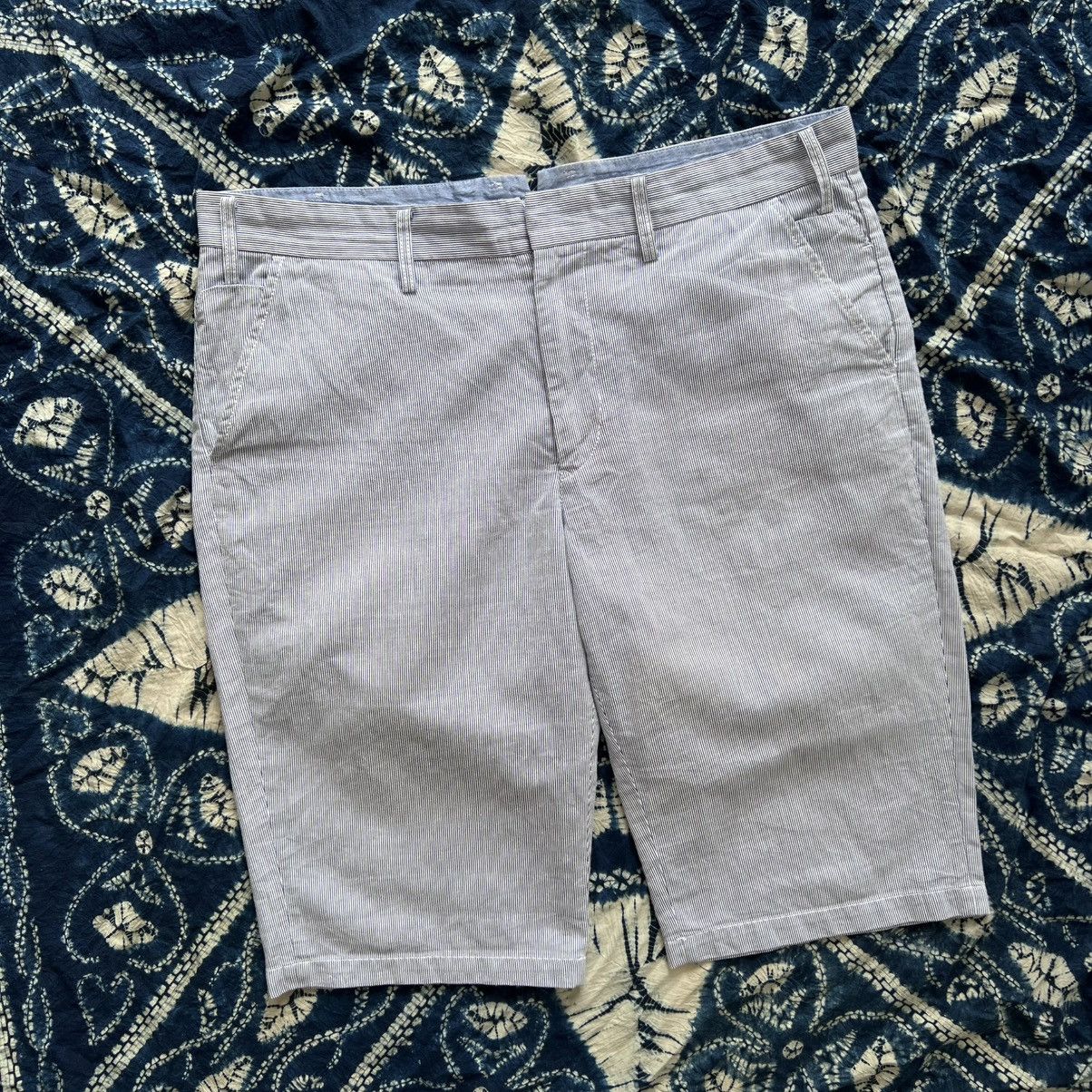 Comme des Garcons × Comme des Garcons Homme × Junya Watanabe COMME des GARÇONS STRIPE SHORTS Size US 35 - 4 Thumbnail