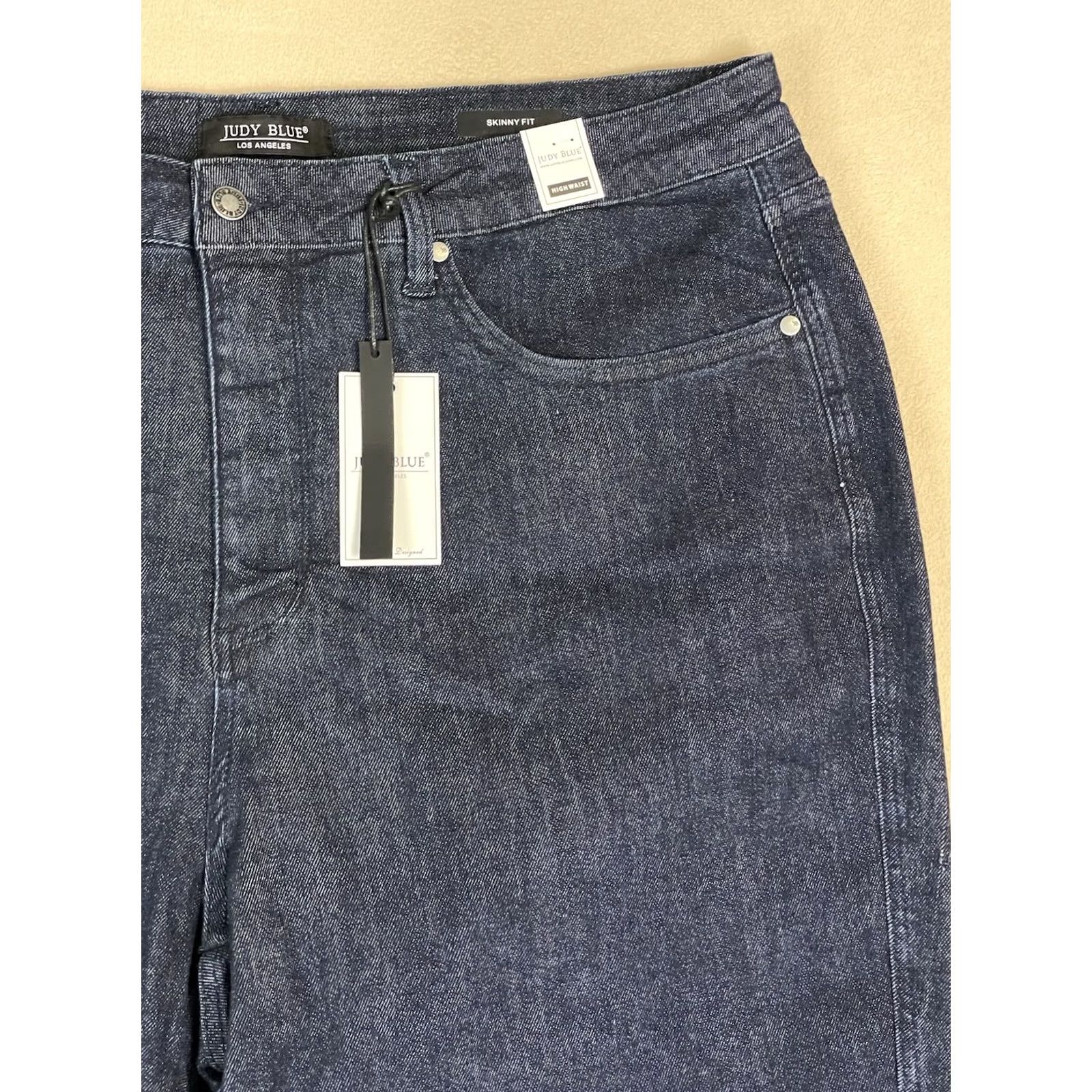 Vintage Judy Blue Jeans Womens 22W Blue High Rise Tummy Control Stretch Denim Straight City Jeans Womens Plus Size 22W Blue High Rise Stretch Denim Size 40" / US 18 - 2 Thumbnail