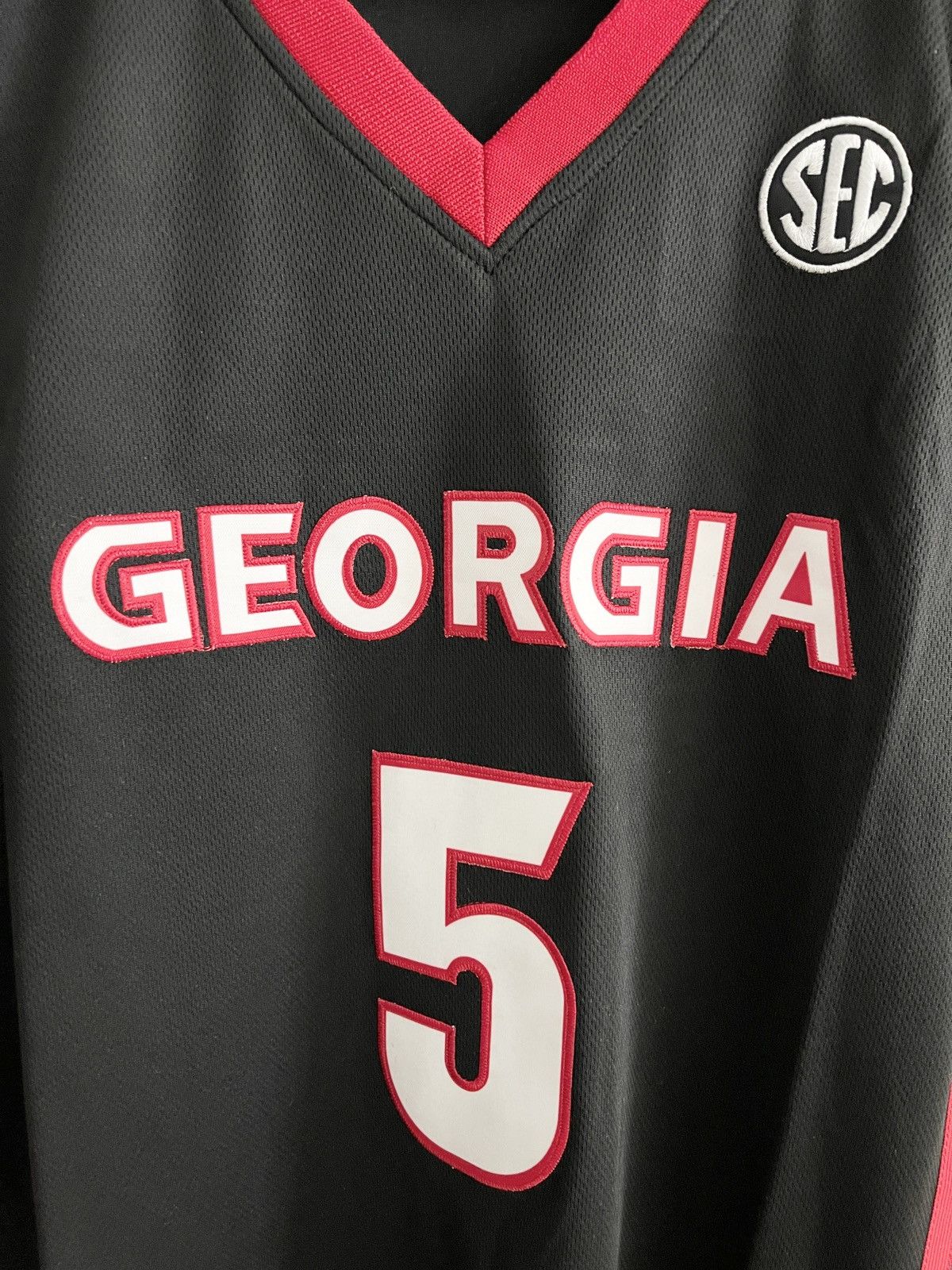 Other STEAL! 2010s Georgia #5 Edwards Jersey (L) Size US L / EU 52-54 / 3 - 4 Thumbnail