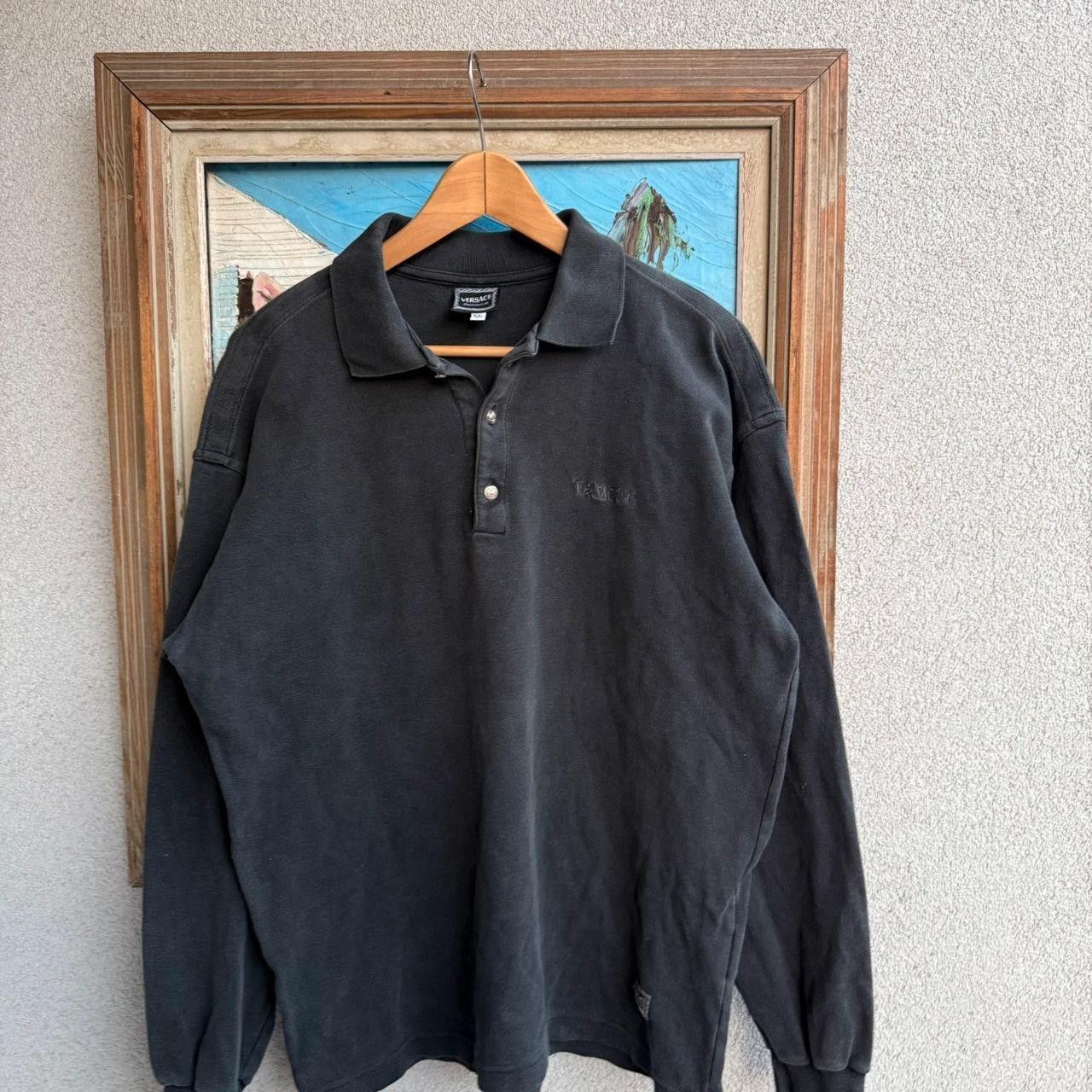 Versace Versace Sweatshirt Black Vintage Retro 90s Size US L / EU 52-54 / 3 - 3 Thumbnail