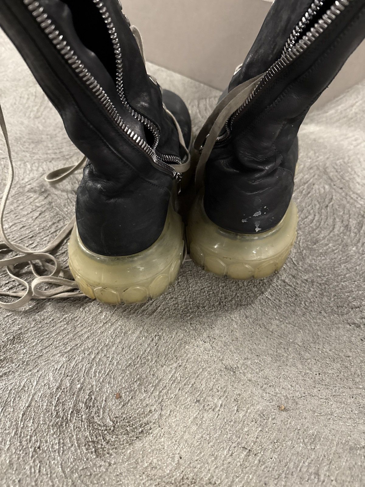 Rick Owens FW20 - Performa Mega Bozo Lace Up Tractor Boots Size US 9 / EU 42 - 9 Thumbnail