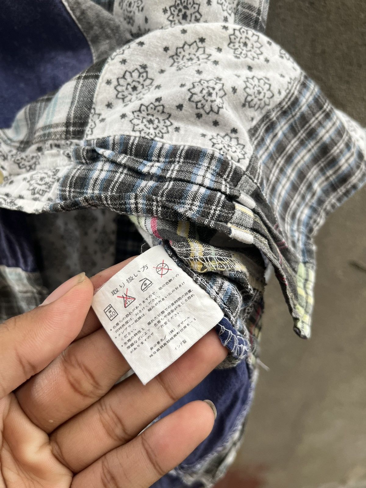 Handmade 2000s CUBIC MEASURE - Patchwork Issey Miyake Style Size US L / EU 52-54 / 3 - 7 Thumbnail