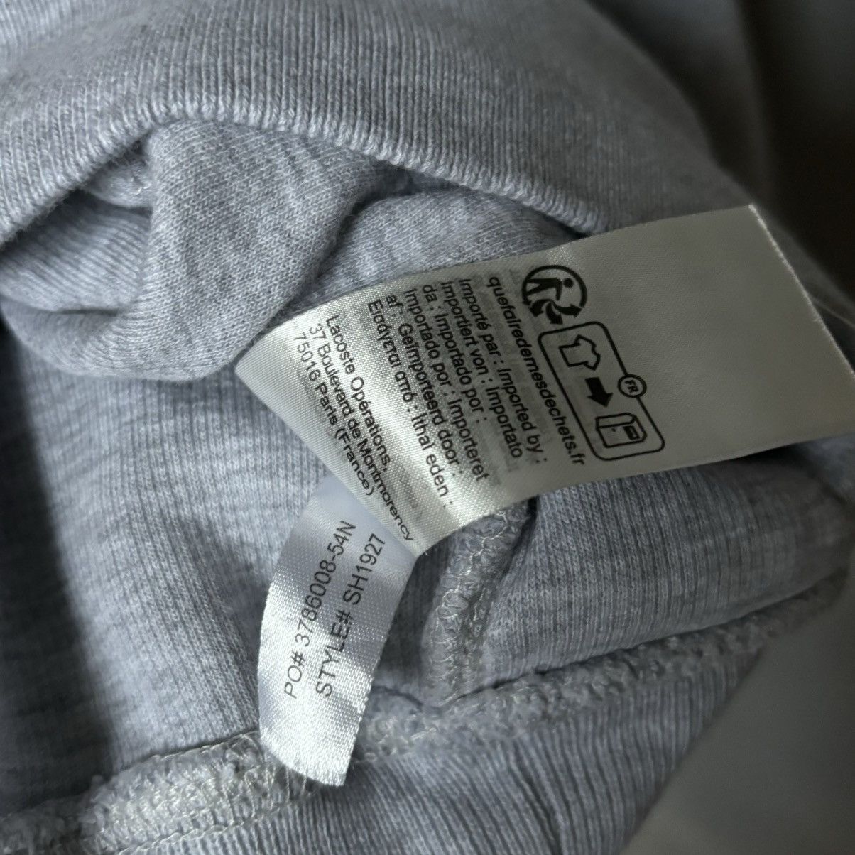 Lacoste Lacoste zip 1/3 sweatshirt basic classic fit grey xl Size US XL / EU 56 / 4 - 6 Thumbnail