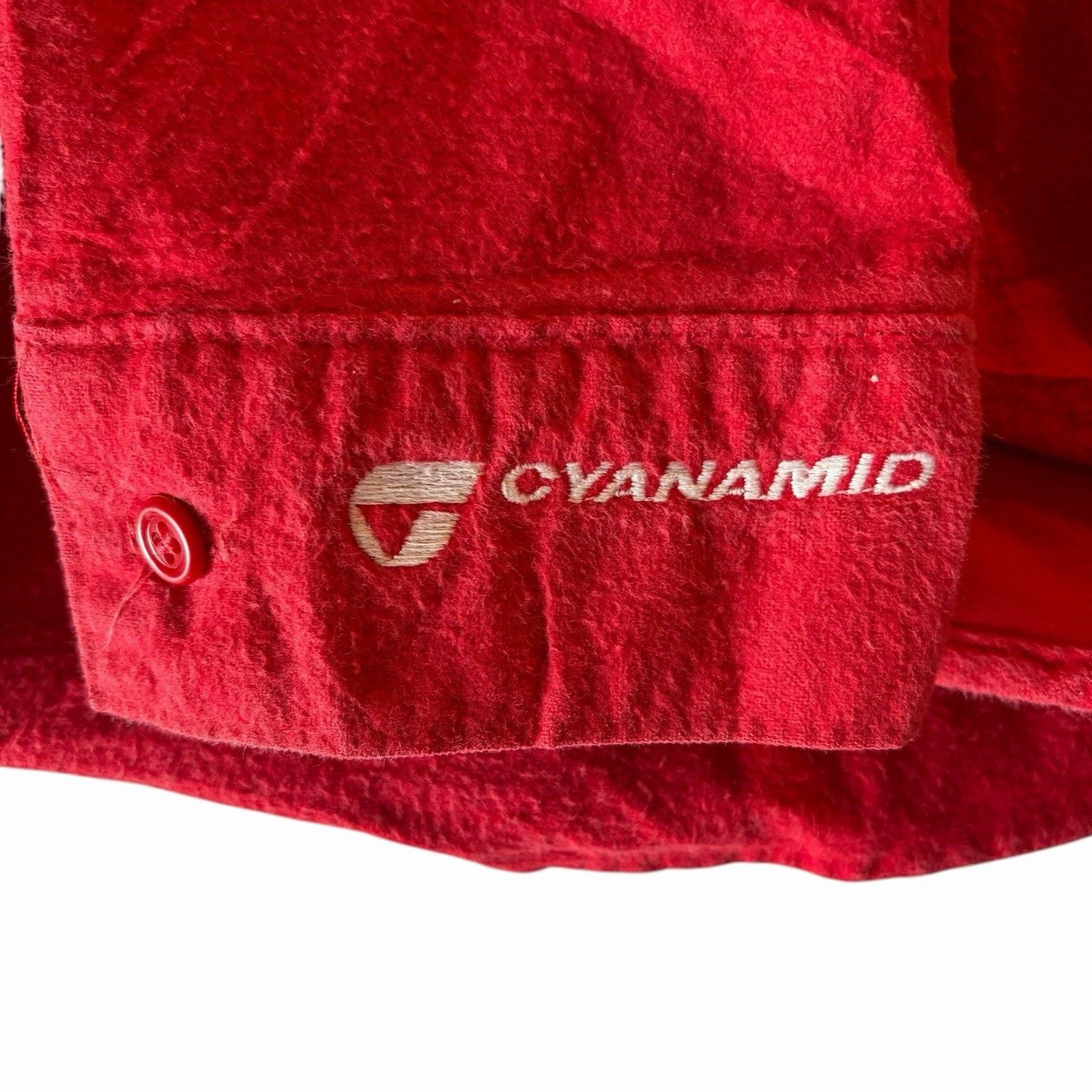 FiveBrother Vtg 80s FiveBrother Chamois Work Shirt Large 16 embroidered Size US L / EU 52-54 / 3 - 5 Thumbnail
