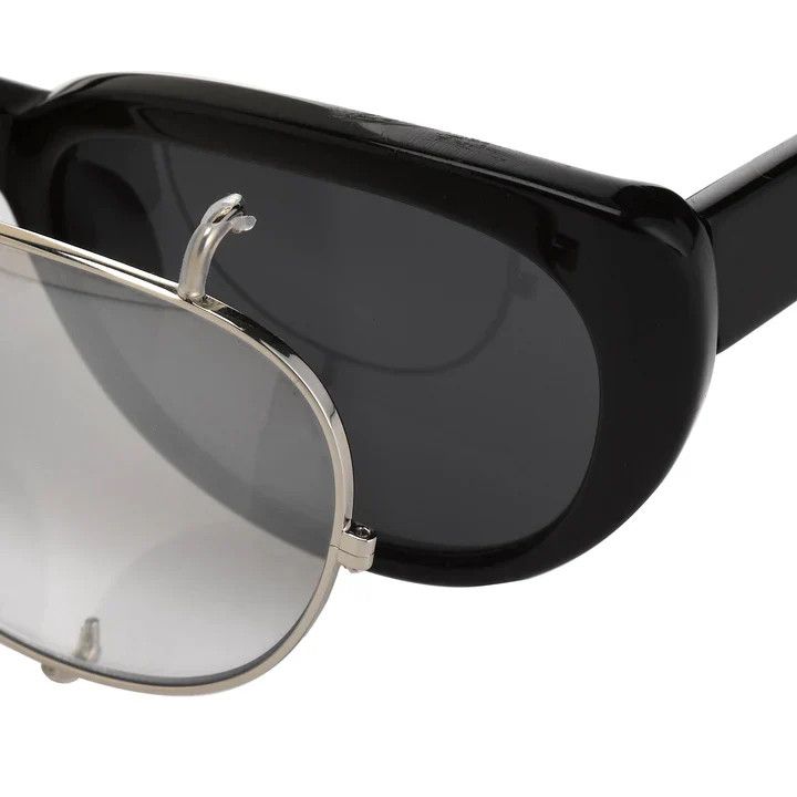 Yohji Yamamoto Yohji Yamamoto Prototype C1 Sunglasses Butterfly Black Size ONE SIZE - 3 Thumbnail