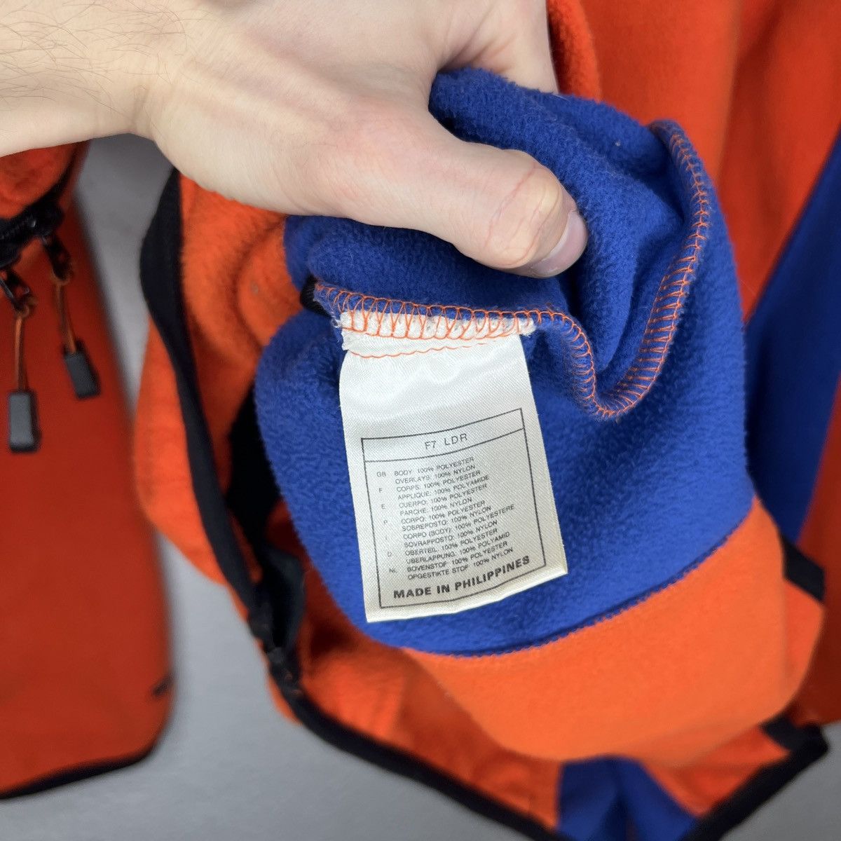 Nike Nike ACG Vintage Fleece Sweatshirt Zip Orange Navy Blue Logo Size US L / EU 52-54 / 3 - 10 Thumbnail