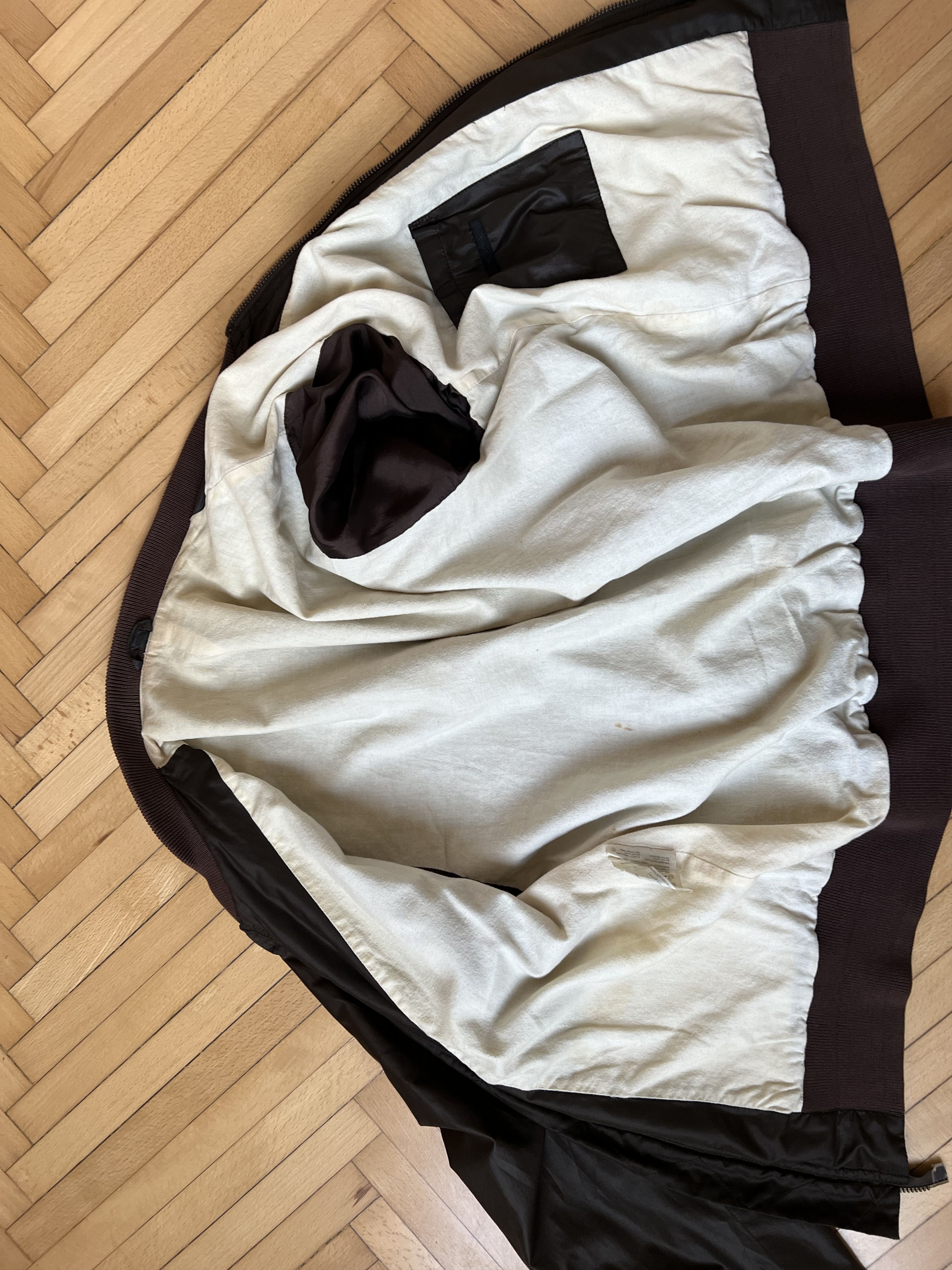 Helmut Lang HELMUT LANG satin cargo pocket bomber made in Italy Size US L / EU 52-54 / 3 - 10 Thumbnail