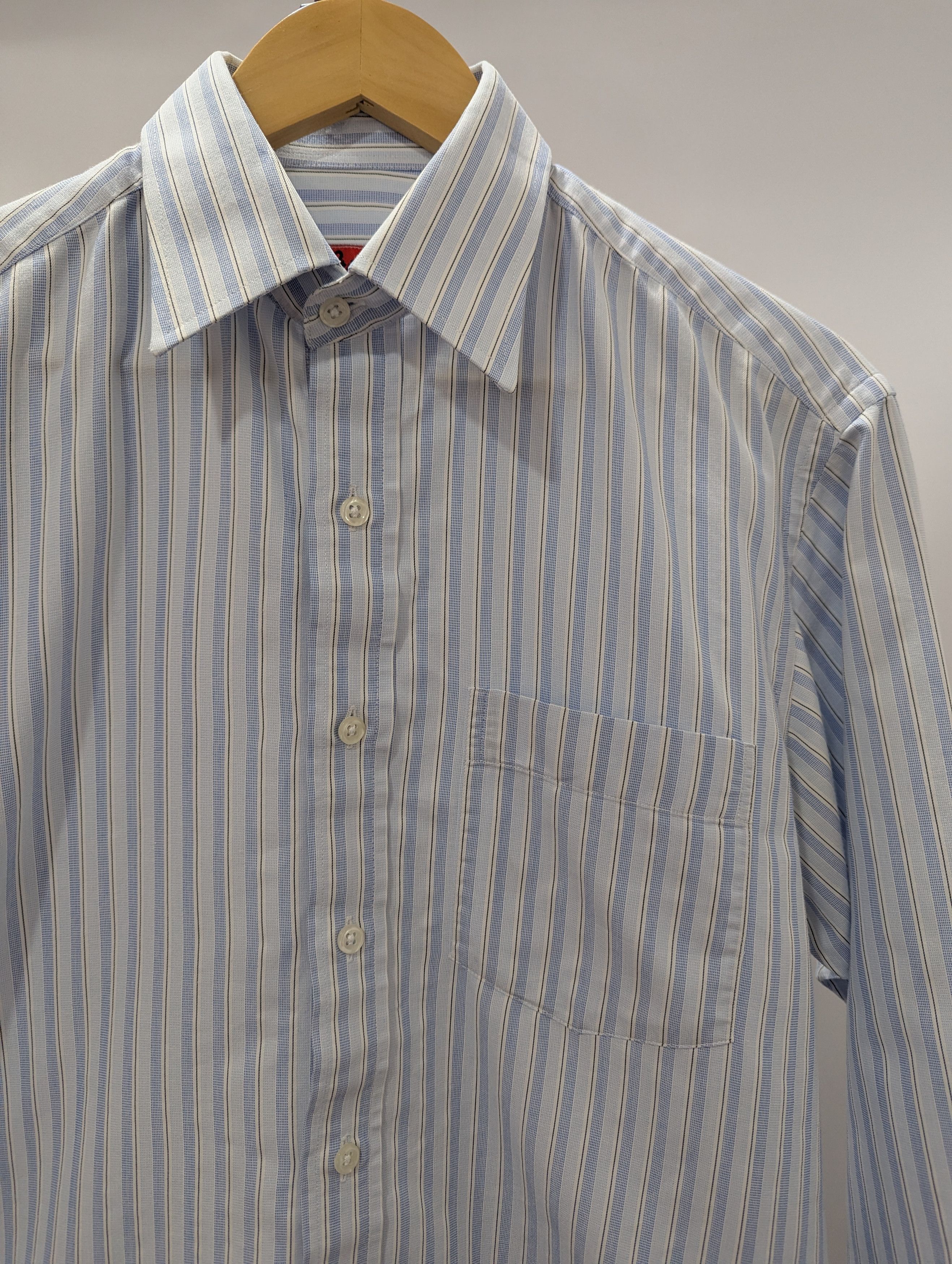 Brioni × Vintage Brioni Striped Vintage Shirt Size US L / EU 52-54 / 3 - 2 Thumbnail