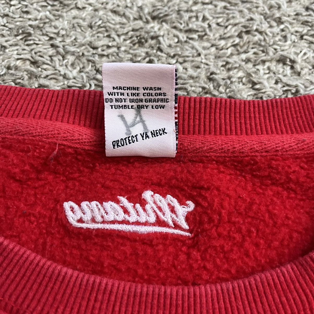 Wu-Tang Clan 🔴Wu-Tang Sweater Size 3XL CREAM Red Crewneck Raekwon WuWear Size US XXL / EU 58 / 5 - 6 Thumbnail