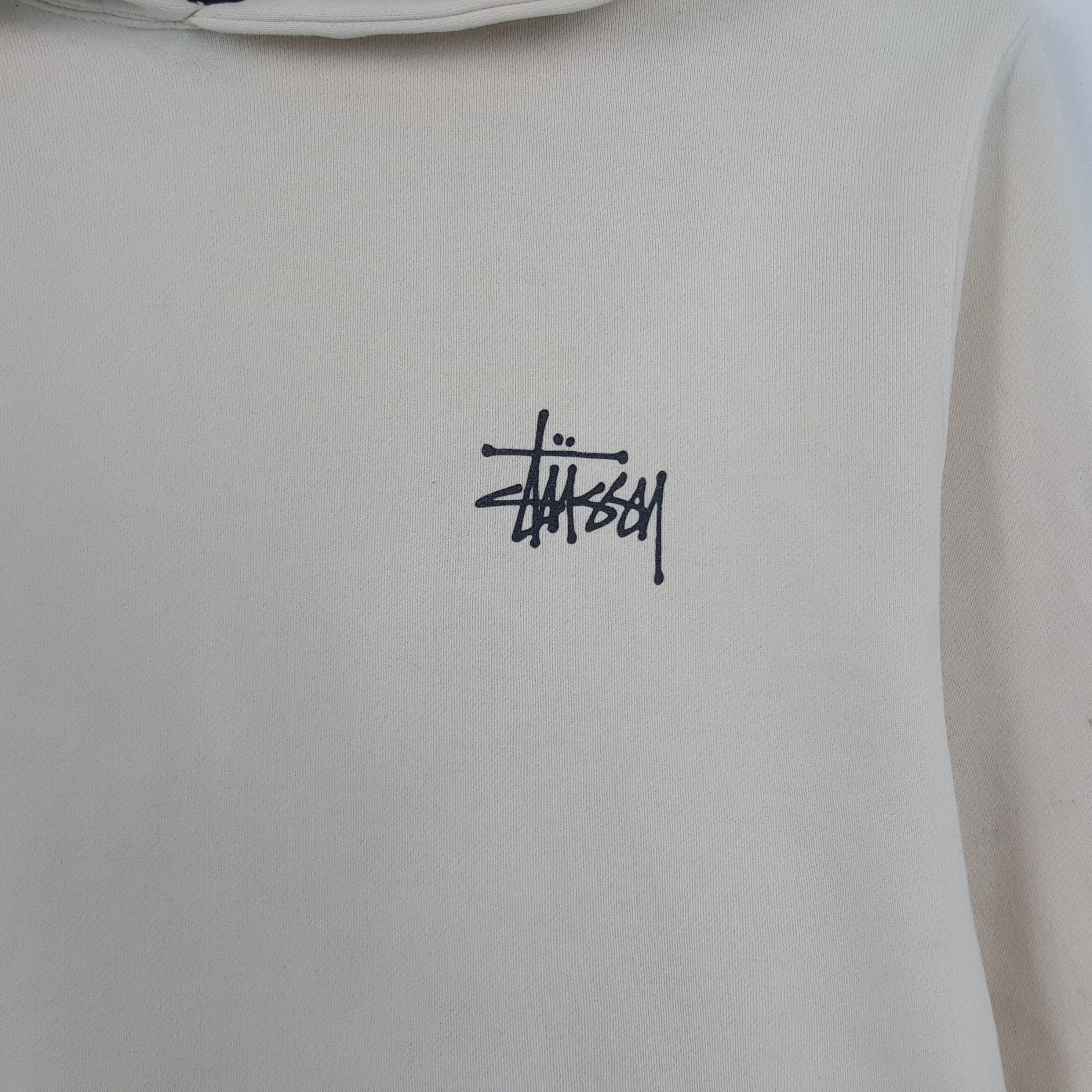 Stussy × Vintage Vintage Stussy Logo Distressed Sweatshirt Hoodies Size US M / EU 48-50 / 2 - 4 Thumbnail