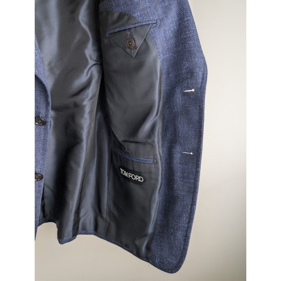 Tom Ford o1rshd1 Blazer Jacket in Blue Size US S / EU 44-46 / 1 - 10 Thumbnail