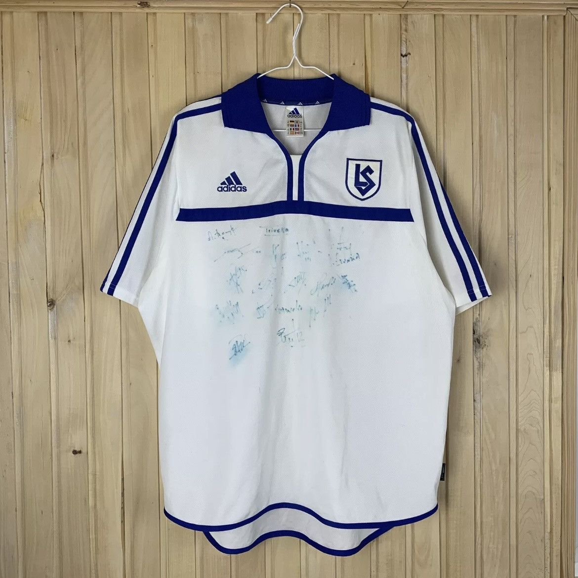Adidas Rare! Lausanne Adidas Soccer Vintage Jersey Football Shirt Size US XL / EU 56 / 4 - 1 Thumbnail