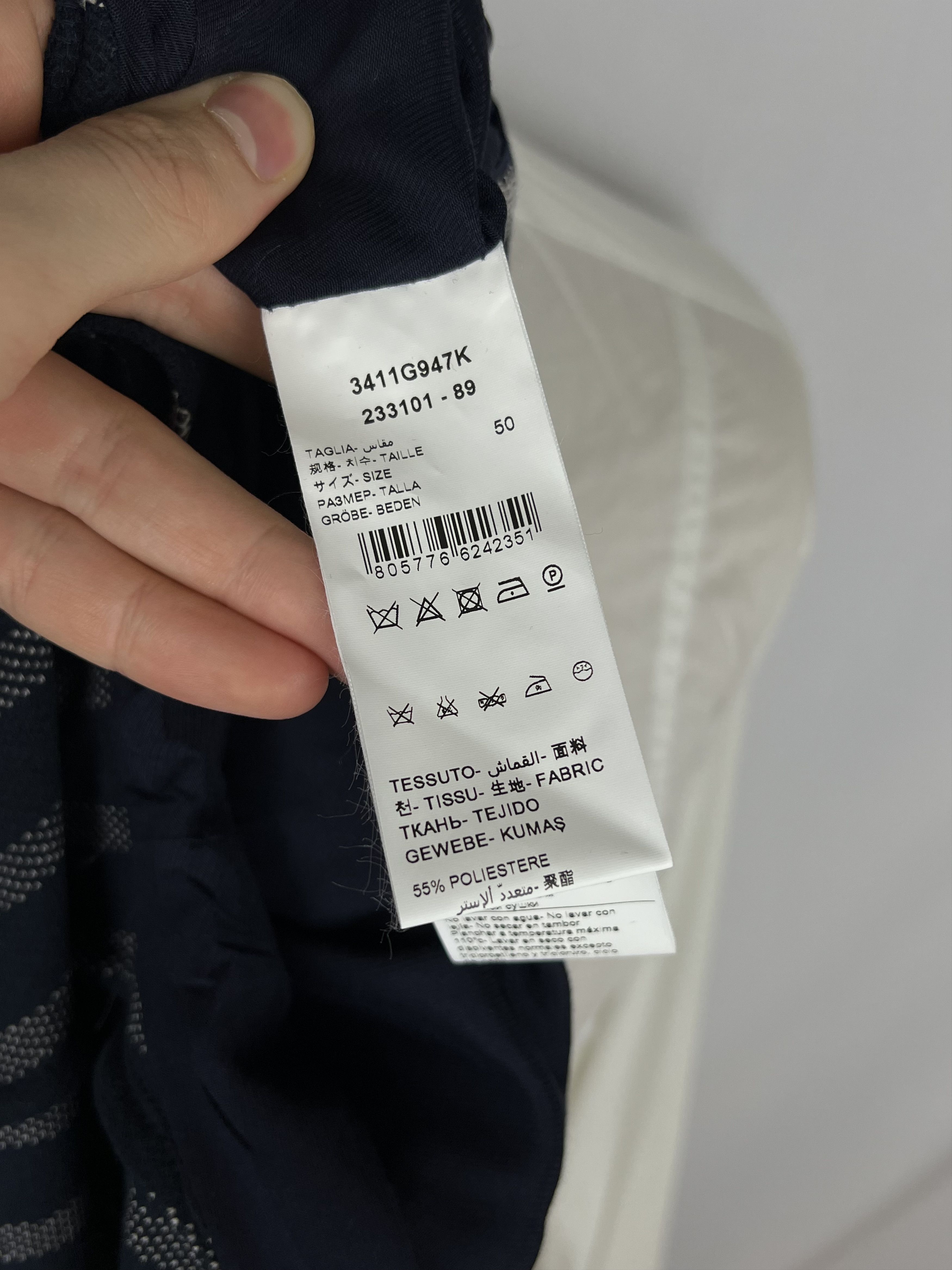 Paoloni Striped Textured Stretch Cotton-Blend Half-Lined Sport Coat Size 40R - 11 Thumbnail