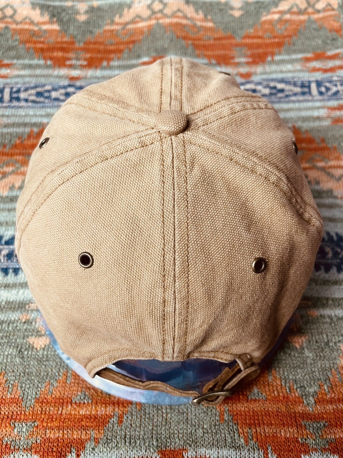 RRL Ralph Lauren RRL Ralph Lauren Rare Leather Baseball Hat cap Size ONE SIZE - 5 Thumbnail