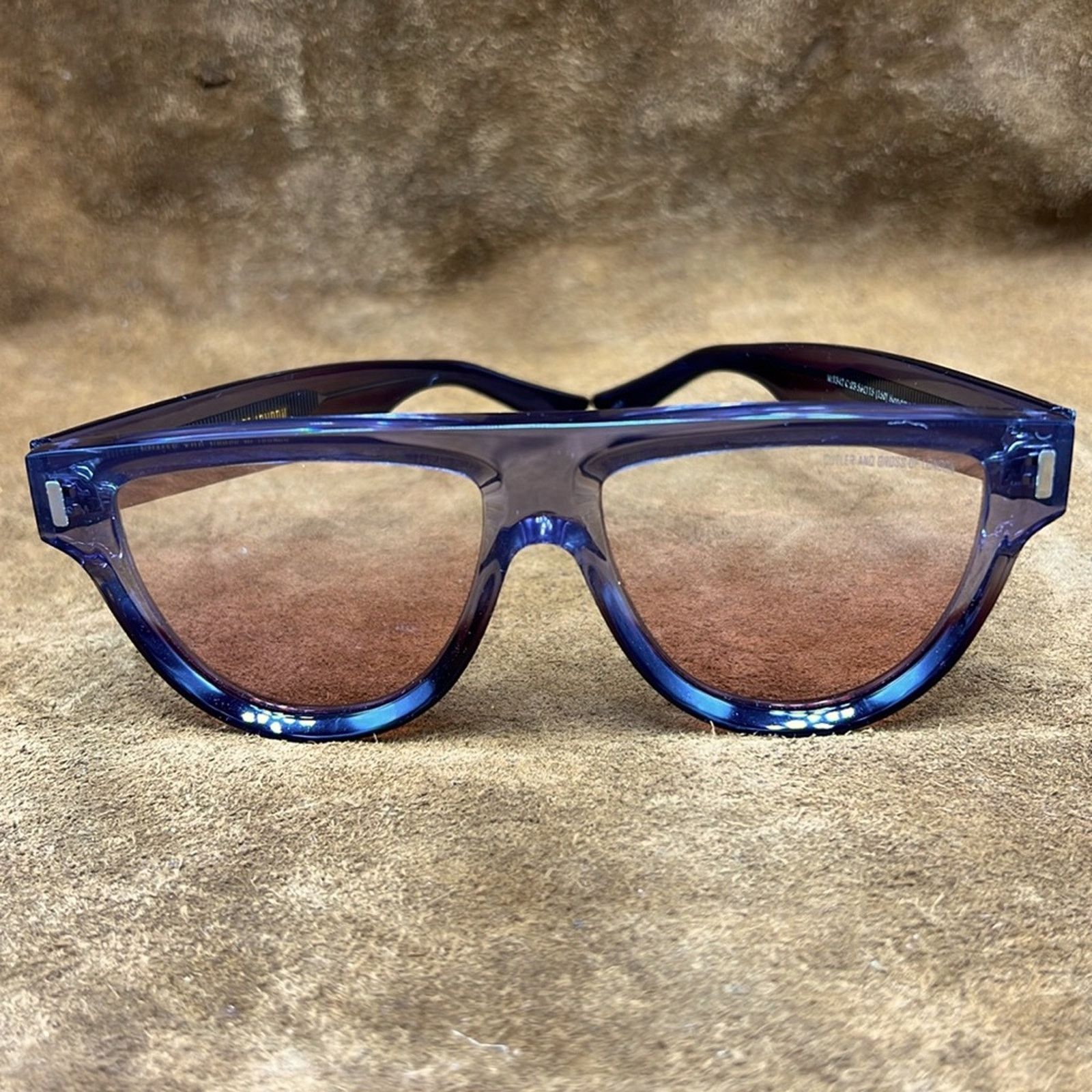 Cutler And Gross Transparent Smoke Gray Sunglasses (Rare)