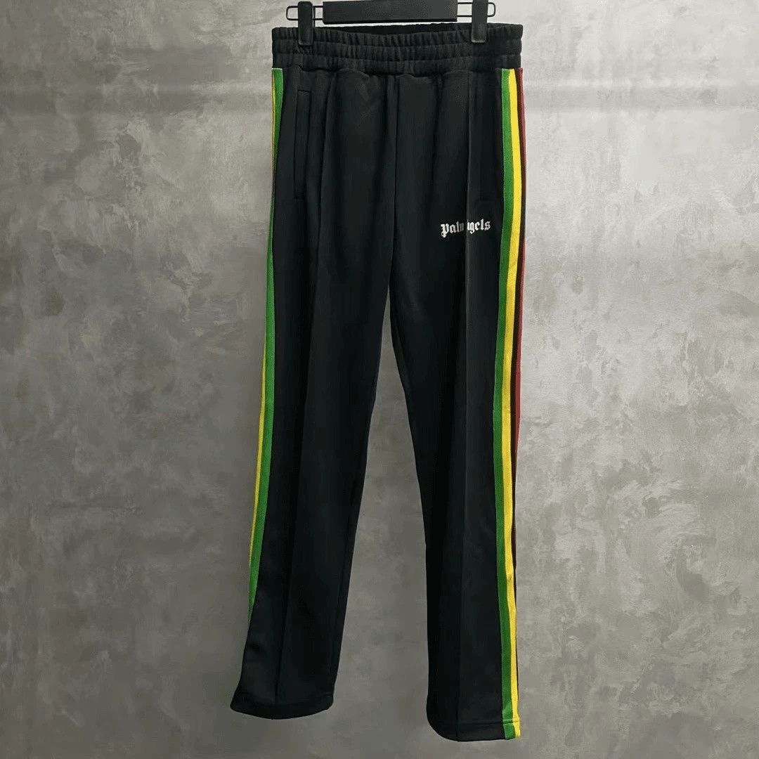 Palm Angels Palm Angels 23 Black Side Logo Zip Sweatpants Size US 32 / EU 48 - 1 Thumbnail