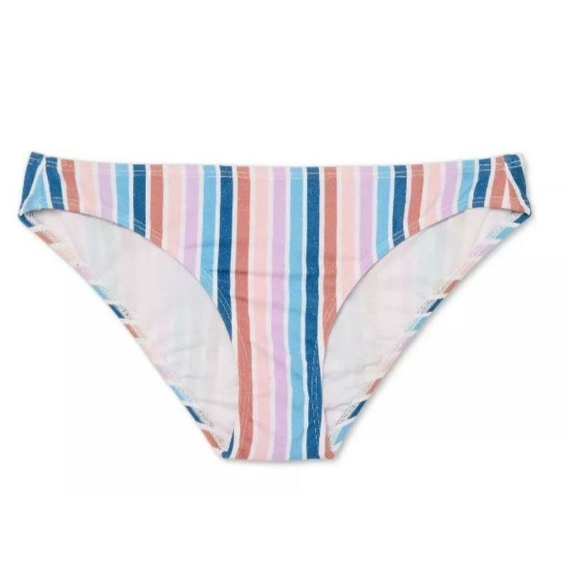 Other Xhilaration Womens Stripe Hipster Bikini Bottom Swimwear 14W Size ONE SIZE - 2 Thumbnail