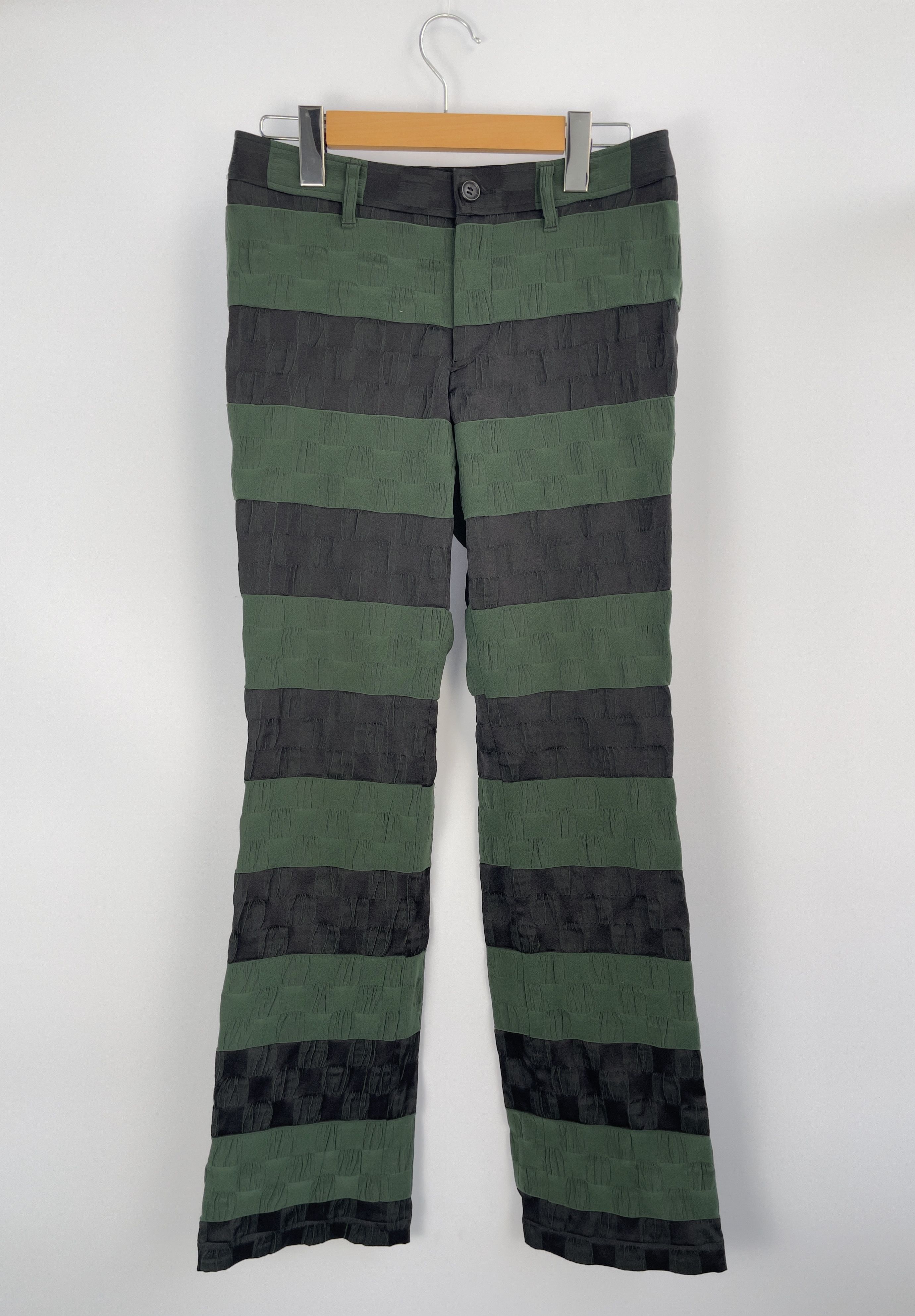 Issey Miyake Issey Miyake Striped Panel Pants Size US 32 / EU 48 - 1 Thumbnail