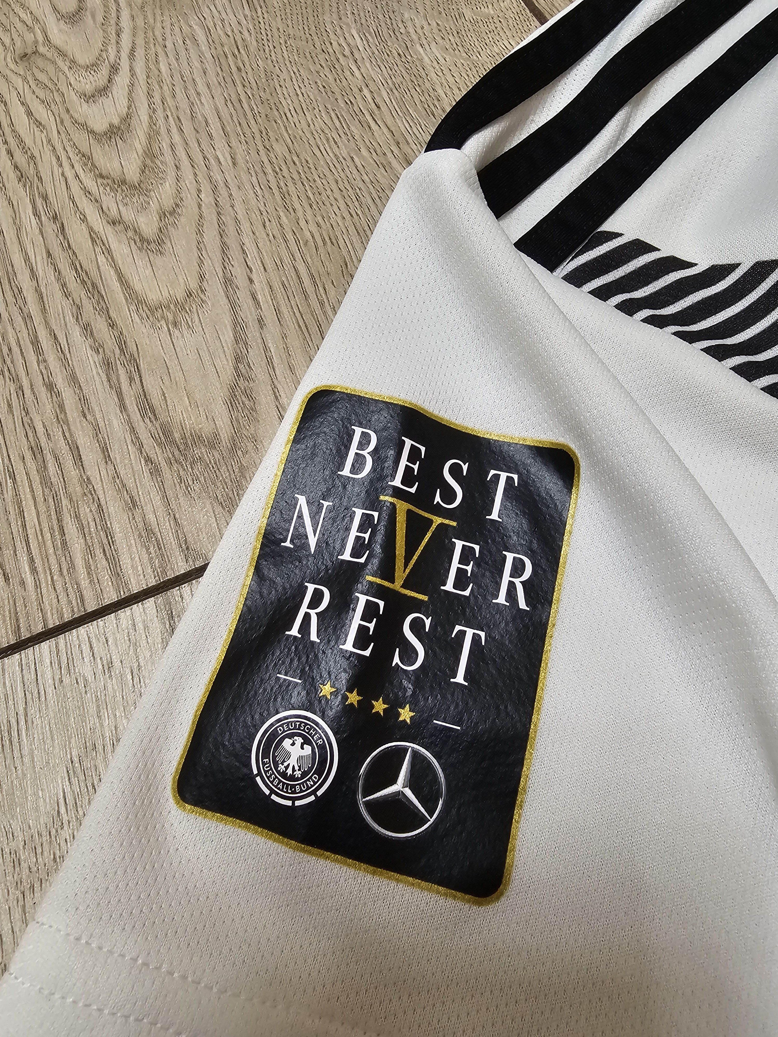 Adidas GERMANY X MERCEDES-BENZ 2018 SPECIAL FOOTBALL SOCCER JERSEY Size US M / EU 48-50 / 2 - 6 Thumbnail
