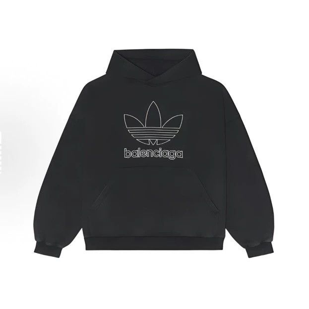 Balenciaga Balenciaga Clover embroidered logo hoodie Size US S / EU 44-46 / 1 - 6 Thumbnail
