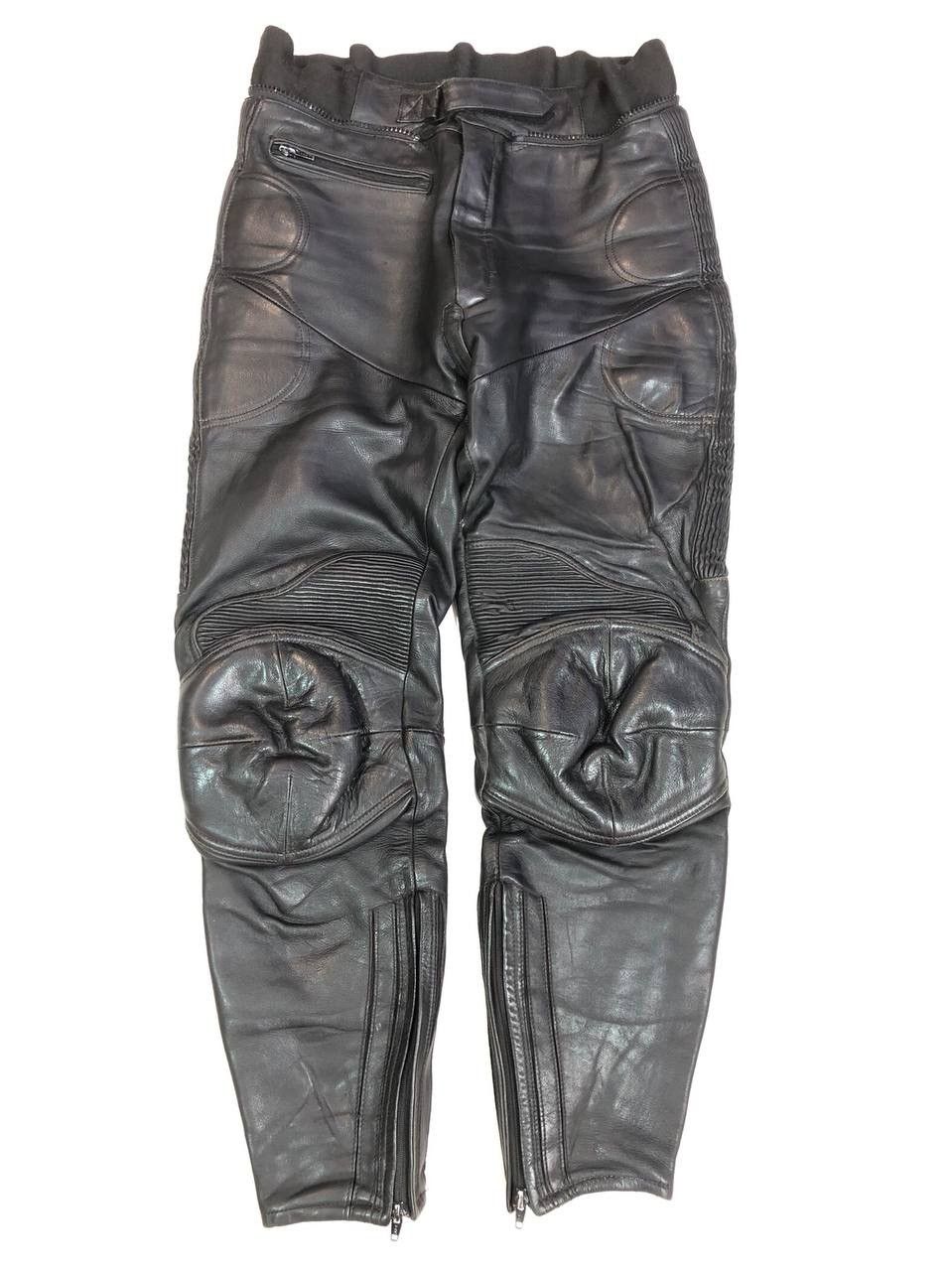 IXS Leather Moto Racing Pants Vintage