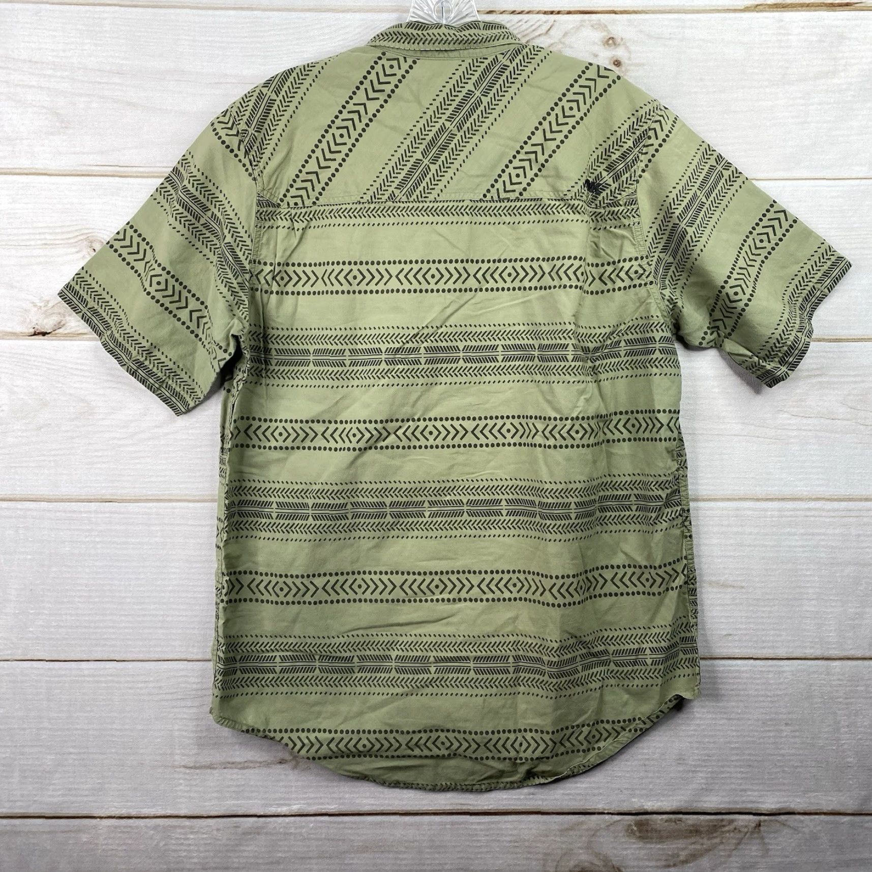 Mountain Khakis VINTAGE Mountain Khakis Camp Shirt Mens M Green Geometric Aztec Southwestern Button Up Size US M / EU 48-50 / 2 - 6 Thumbnail