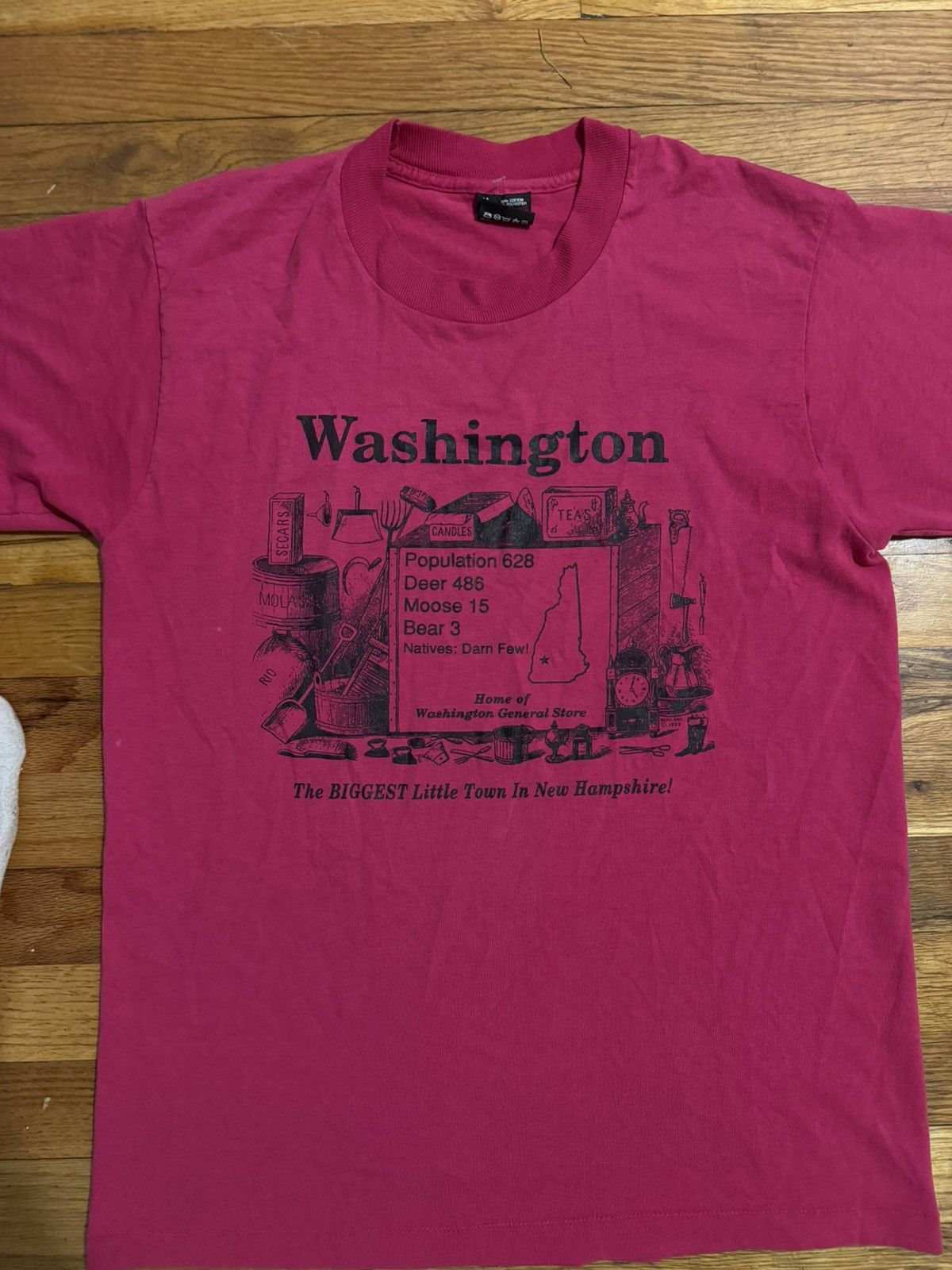 Vintage Vintage washigton population tee Size US M / EU 48-50 / 2 - 3 Thumbnail