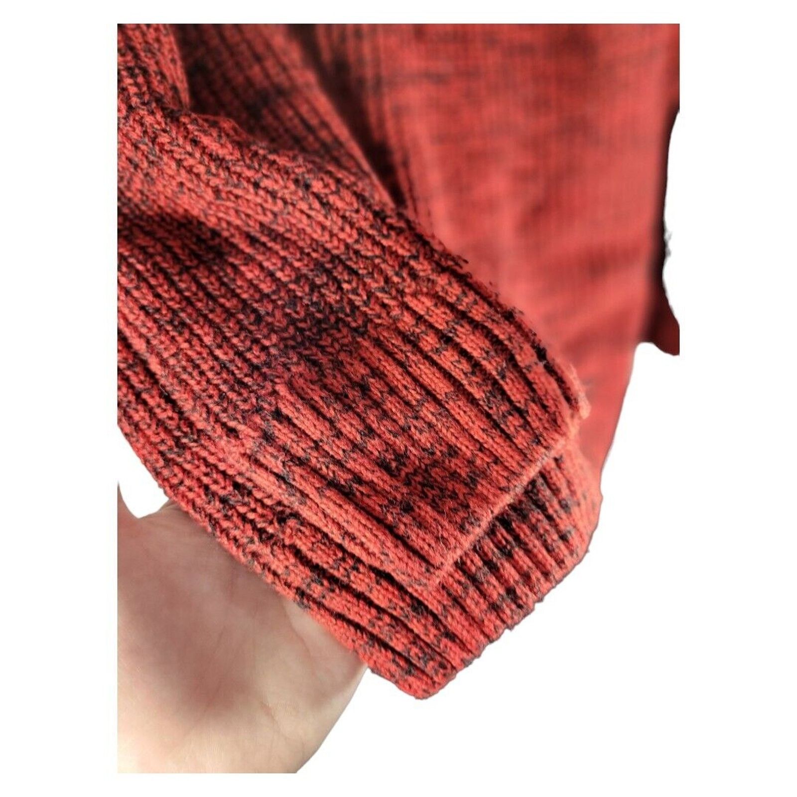rue21 Rue21 Carbon Men’s LARGE Cowl Neck Sweater Red Pullover Warm Size US L / EU 52-54 / 3 - 3 Thumbnail