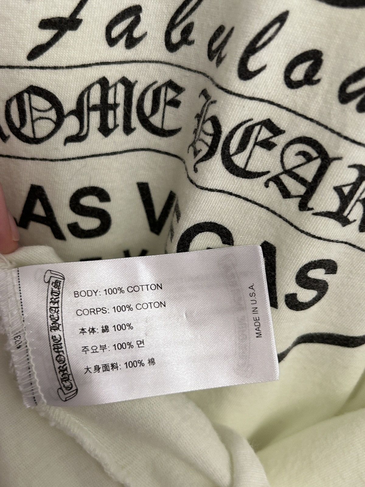 Chrome Hearts Chrome Hearts Las Vegas Exclusive T-shirt yellow green M Size US M / EU 48-50 / 2 - 6 Thumbnail